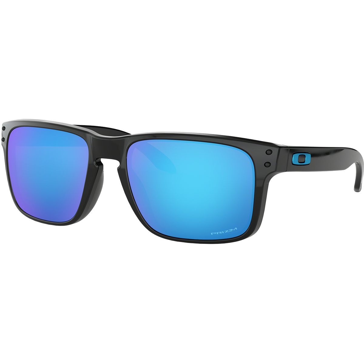 Image of Oakley Holbrook Prizm Sunglasses Polished Black/Prizm Sapphire, One Size