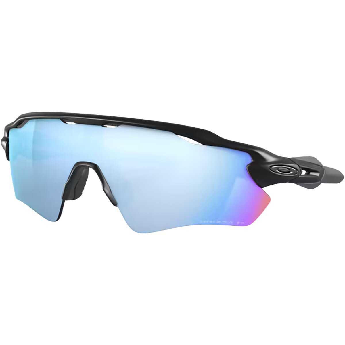 Image of Oakley Radar EV Path Prizm Polarized Sunglasses Matte Black/Prizm Deep Water Polarized, One Size