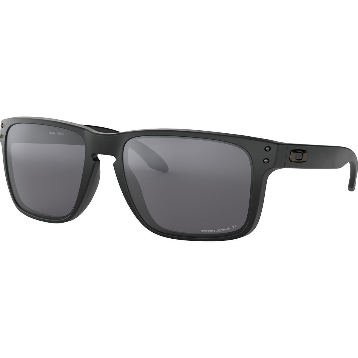 Image of Oakley Holbrook XL Prizm Polarized Sunglasses Matte Black/Prizm Black Polarized, One Size