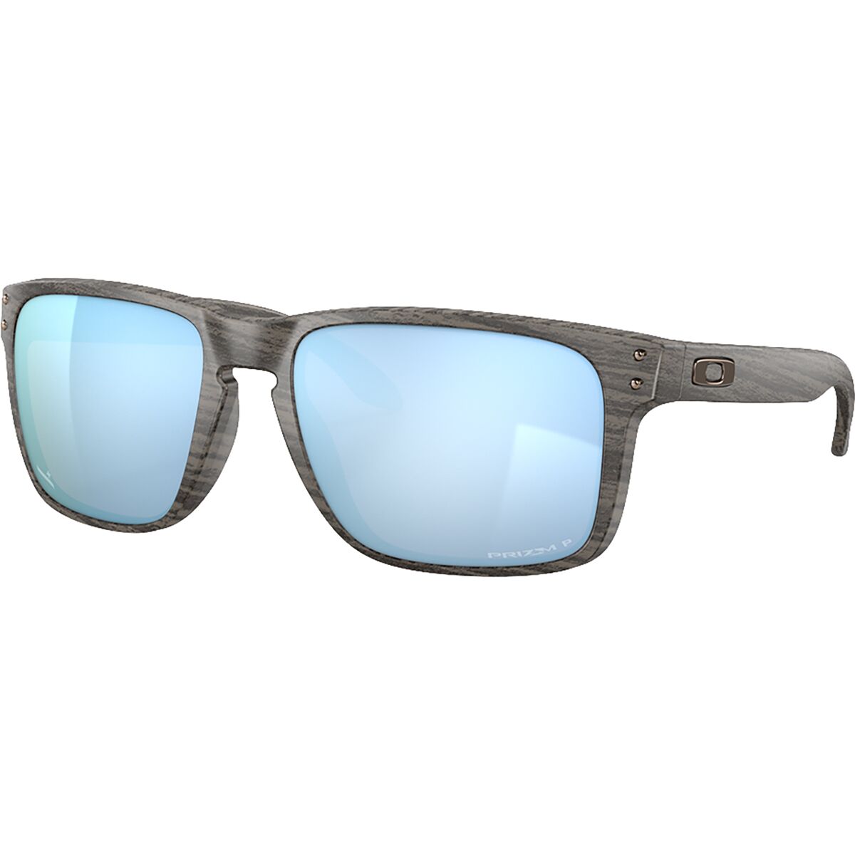 Image of Oakley Holbrook XL Prizm Polarized Sunglasses Woodgrain/PRIZM Deep H2O Polarized, One Size
