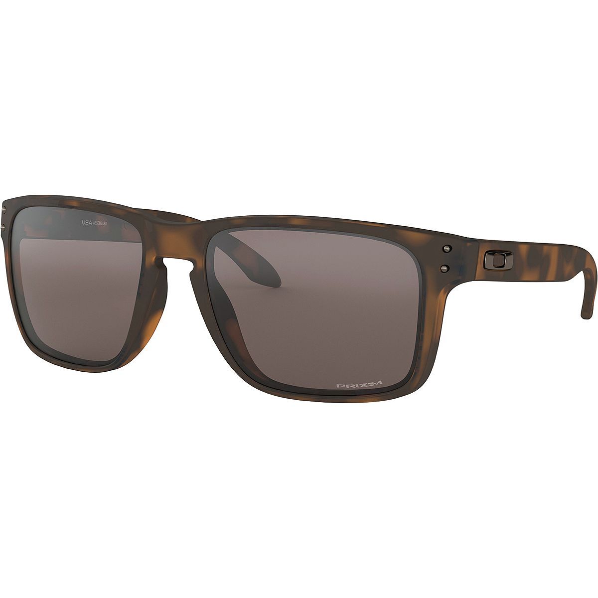 Image of Oakley Holbrook XL Prizm Sunglasses Matte Brown Tortoise/Prizm Black, One Size