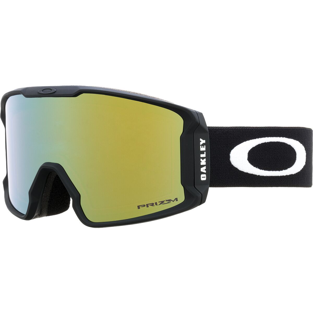 Image of Oakley Line Miner M Prizm Goggles Matte Black/Prizm Sage Gold, One Size