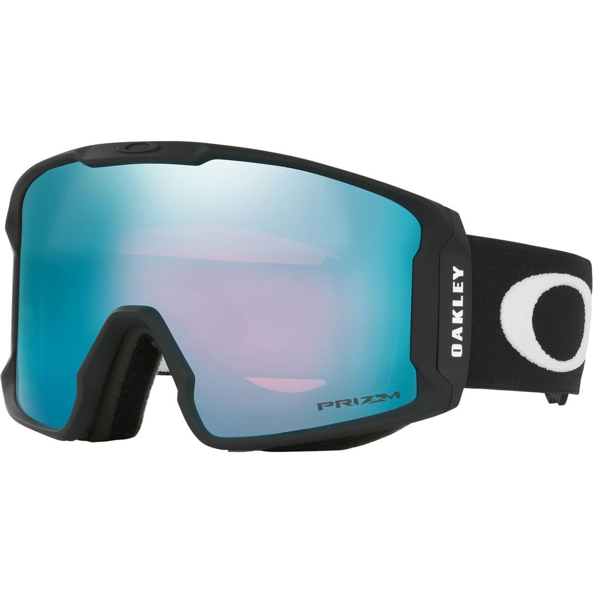 Image of Oakley Line Miner M Prizm Goggles Matte Black/Prizm Sapphire Iridium, One Size
