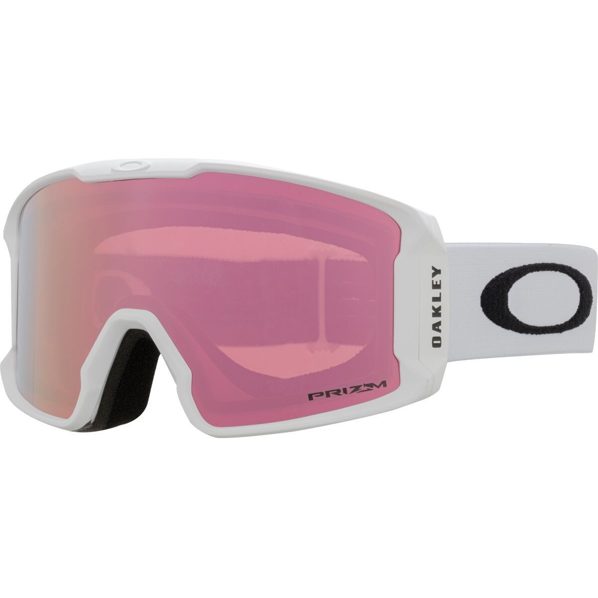 Image of Oakley Line Miner M Prizm Goggles Matte White/Prizm Rose Gold, One Size