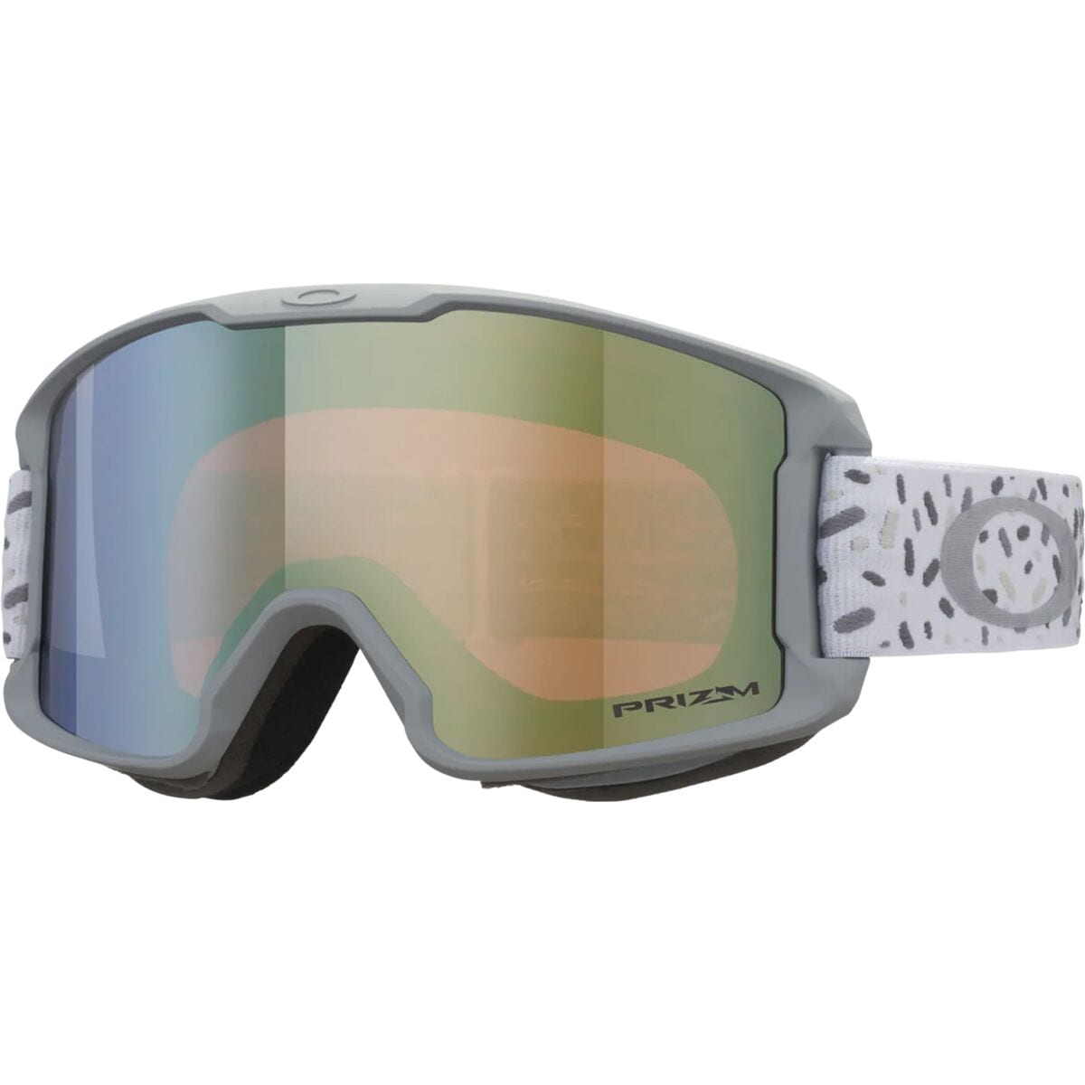 Oakley Line Miner Prizm Goggles - Kids' Grey Granite/Prizm Sage Gold