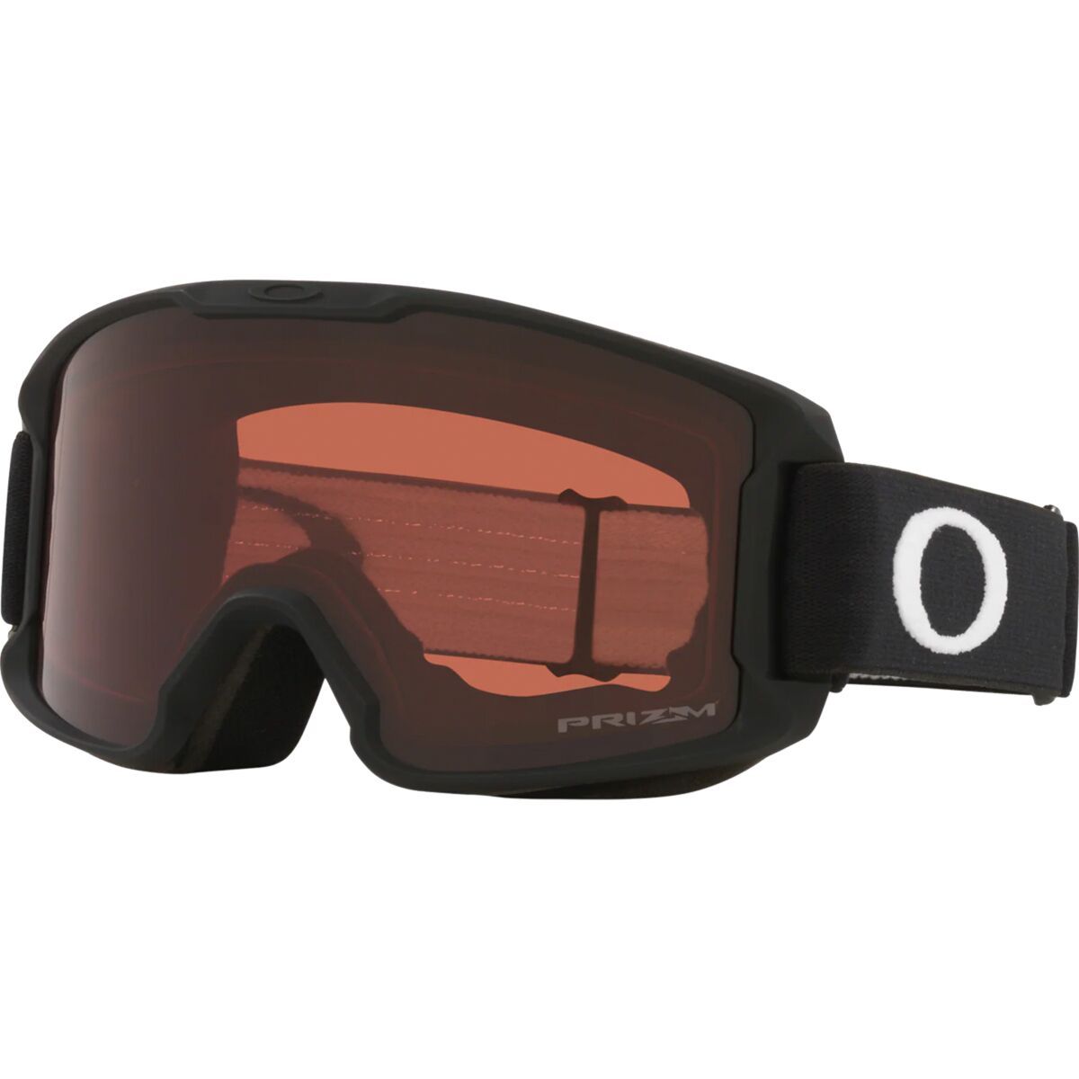 Image of Oakley Line Miner Prizm Goggles - Kids' Matte Black/Prizm Garnet, S