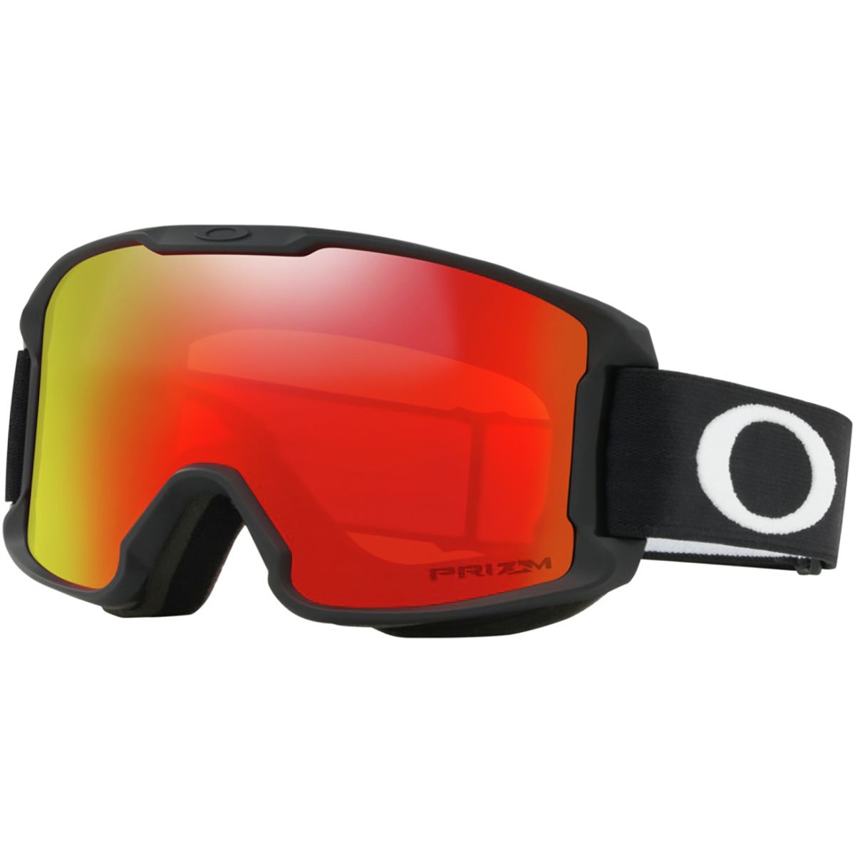 Image of Oakley Line Miner Prizm Goggles - Kids' Matte Black/Prizm Torch Iridium, One Size