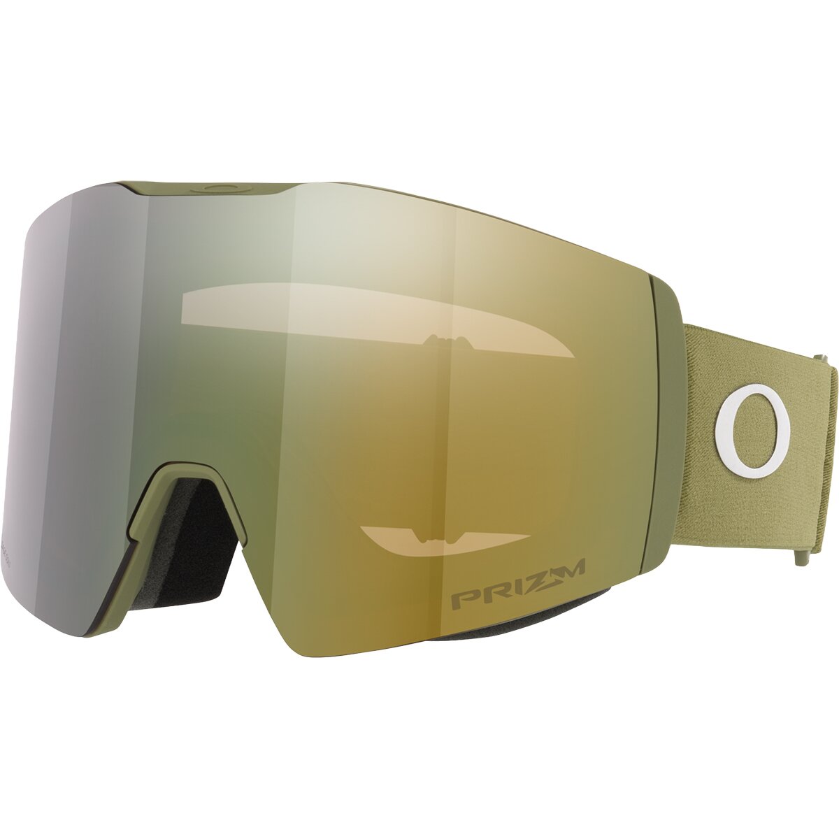 Image of Oakley Fall Line L Prizm Goggles Fern/Prizm Snow Sage Gold Iridium, One Size