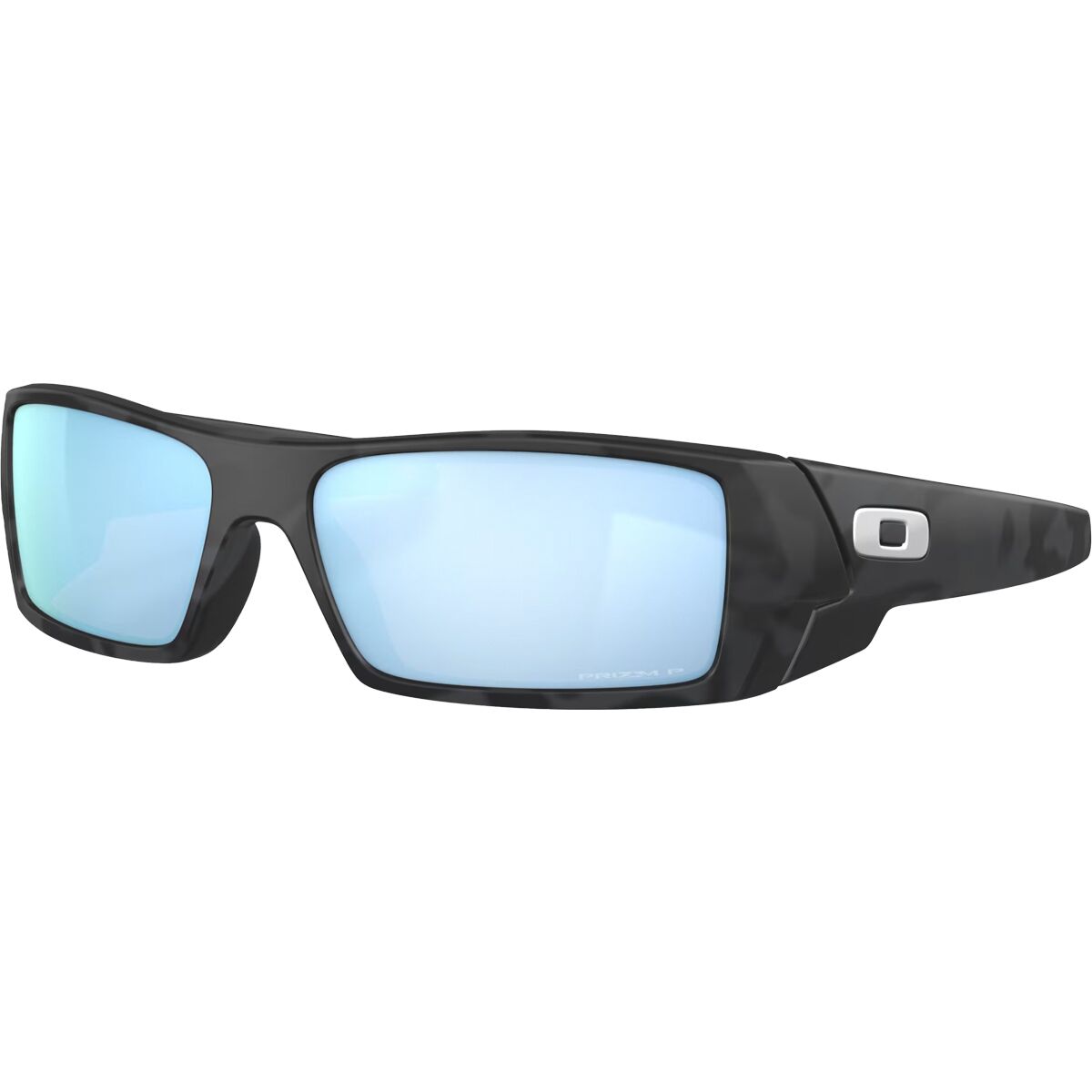 Image of Oakley Gascan Prizm Polarized Sunglasses - Men's Matte Black Camo W/ PRIZM Dp H2O Plr, One Size
