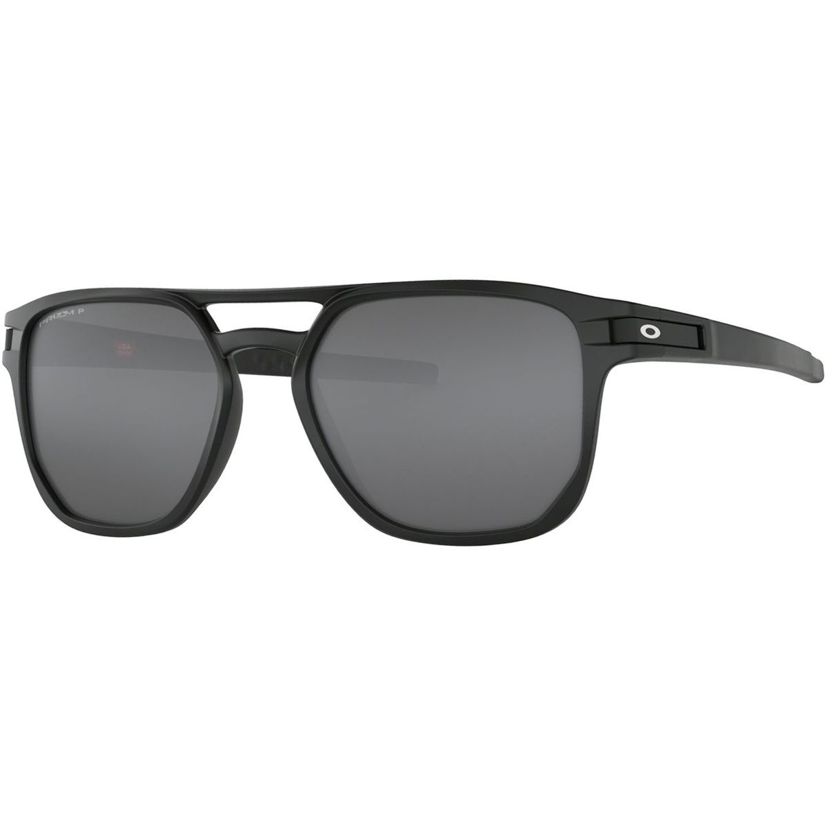 Image of Oakley Latch Beta Prizm Polarized Sunglasses Matte Black W/Prizm Black Polarized, One Size