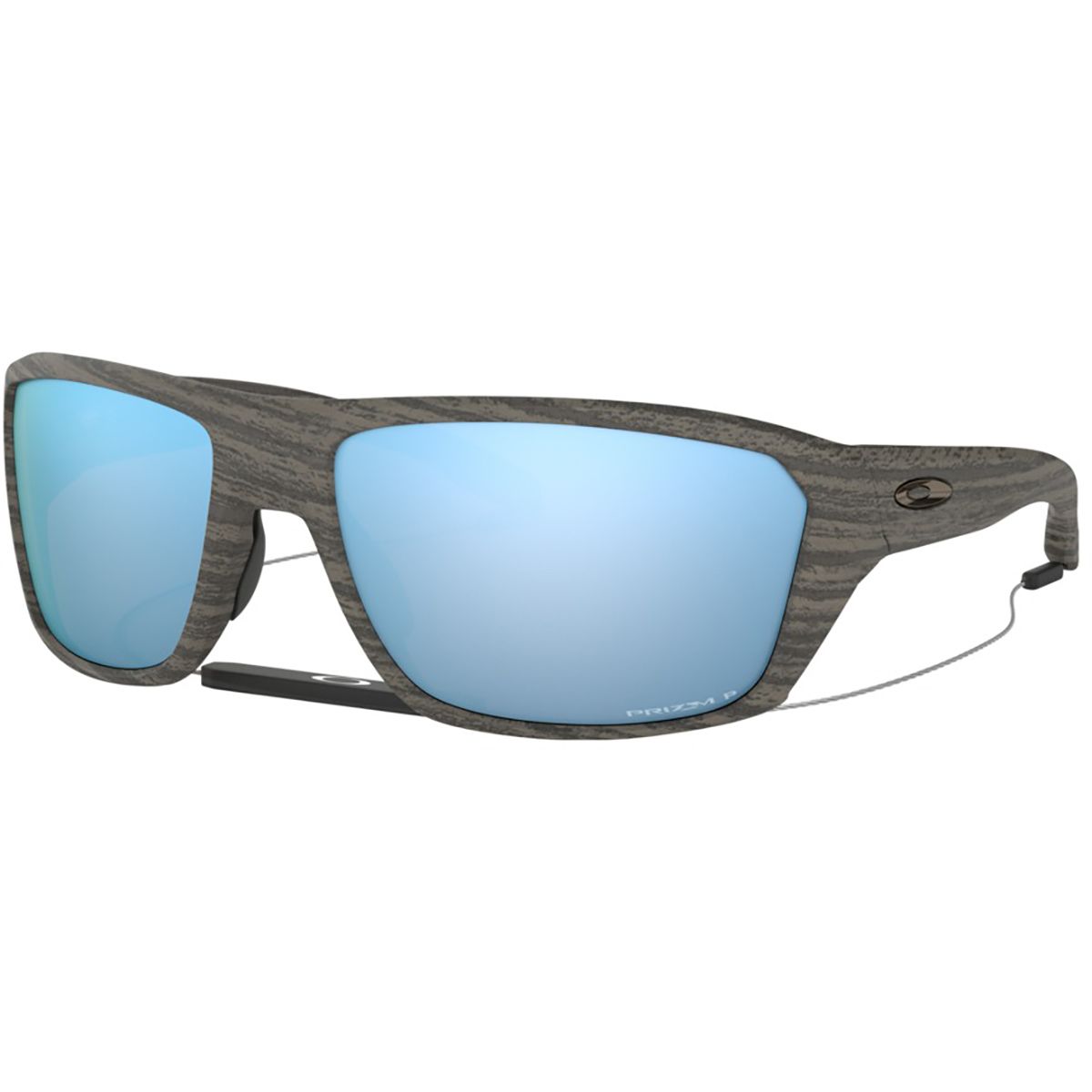 Image of Oakley Split Shot Prizm Polarized Sunglasses Woodgrain/PRIZM Deep H2O Polarized, One Size