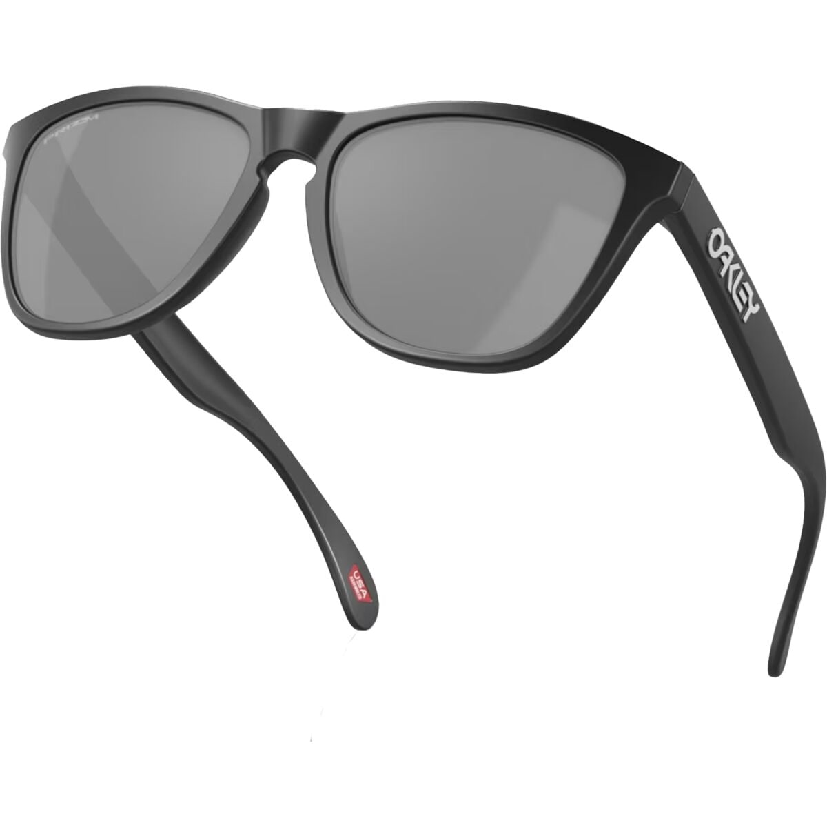 Oakley Frogskins Polarized Sunglasses - Matte Black/Prizm Black