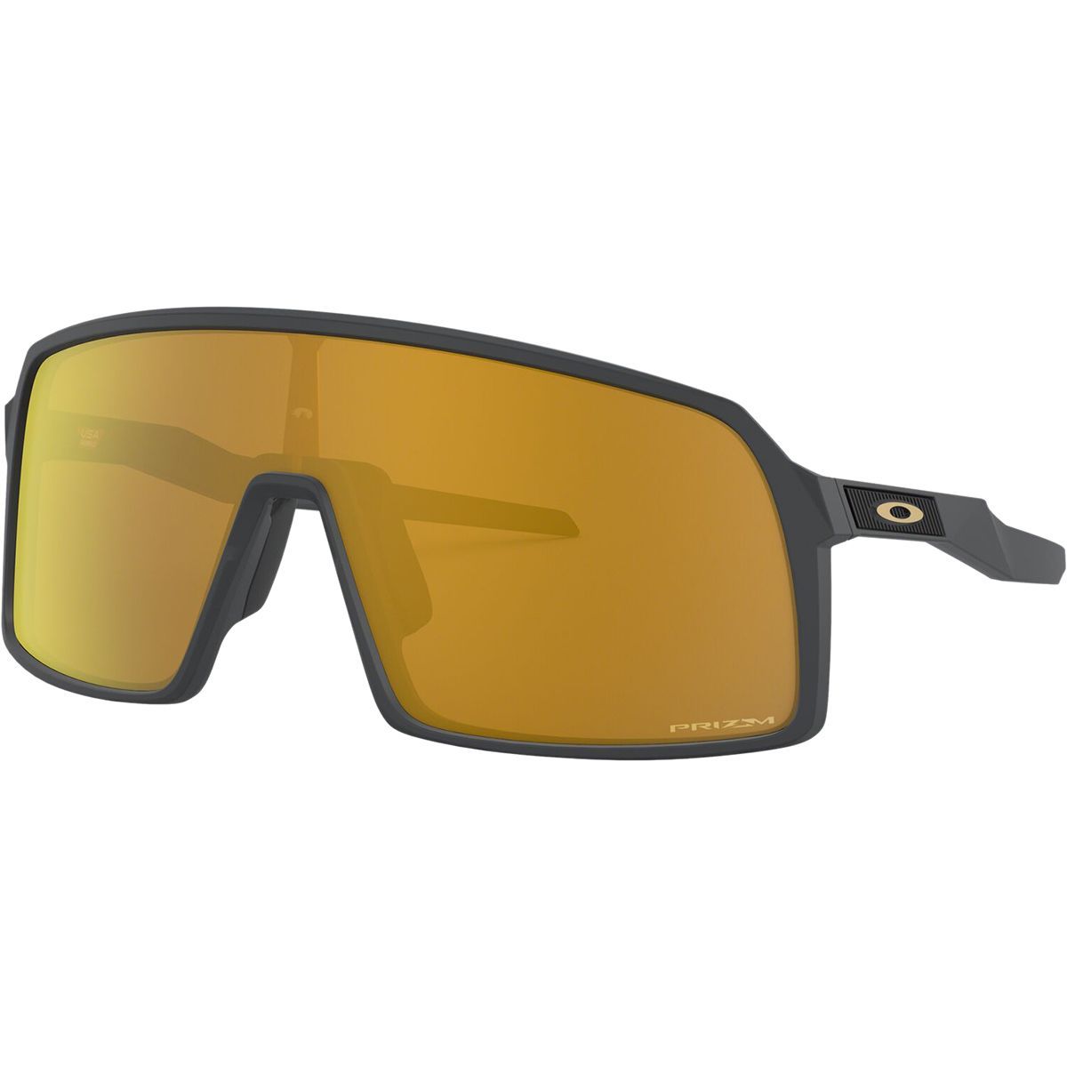 Image of Oakley Sutro Prizm Sunglasses Matte Carbon/Prizm 24k, One Size