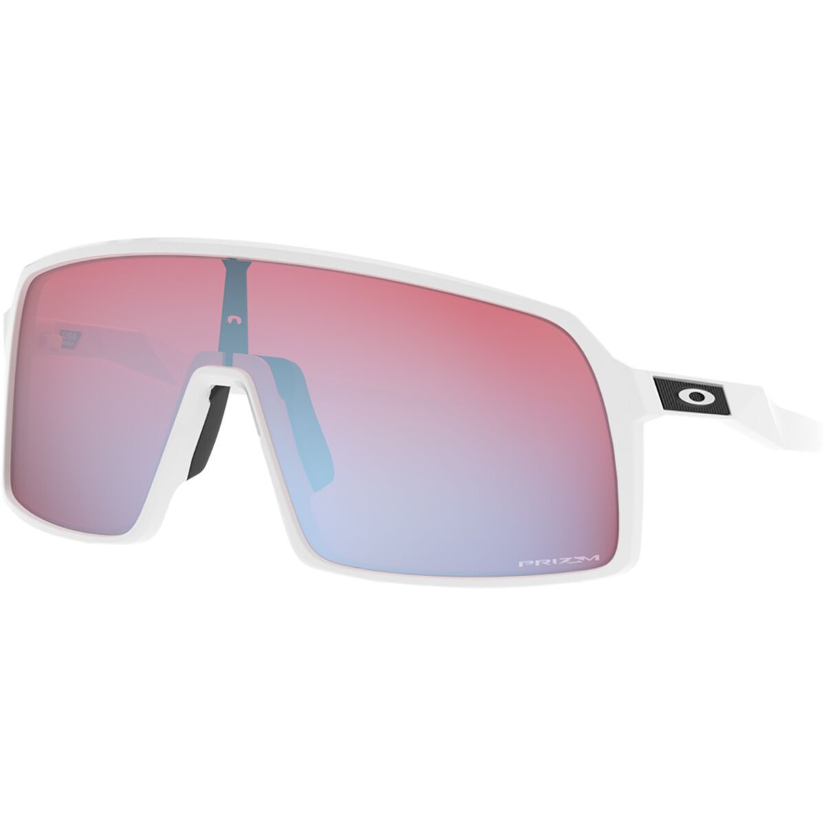 Image of Oakley Sutro Prizm Sunglasses Polished White/PRIZM Snow Sapphire, One Size