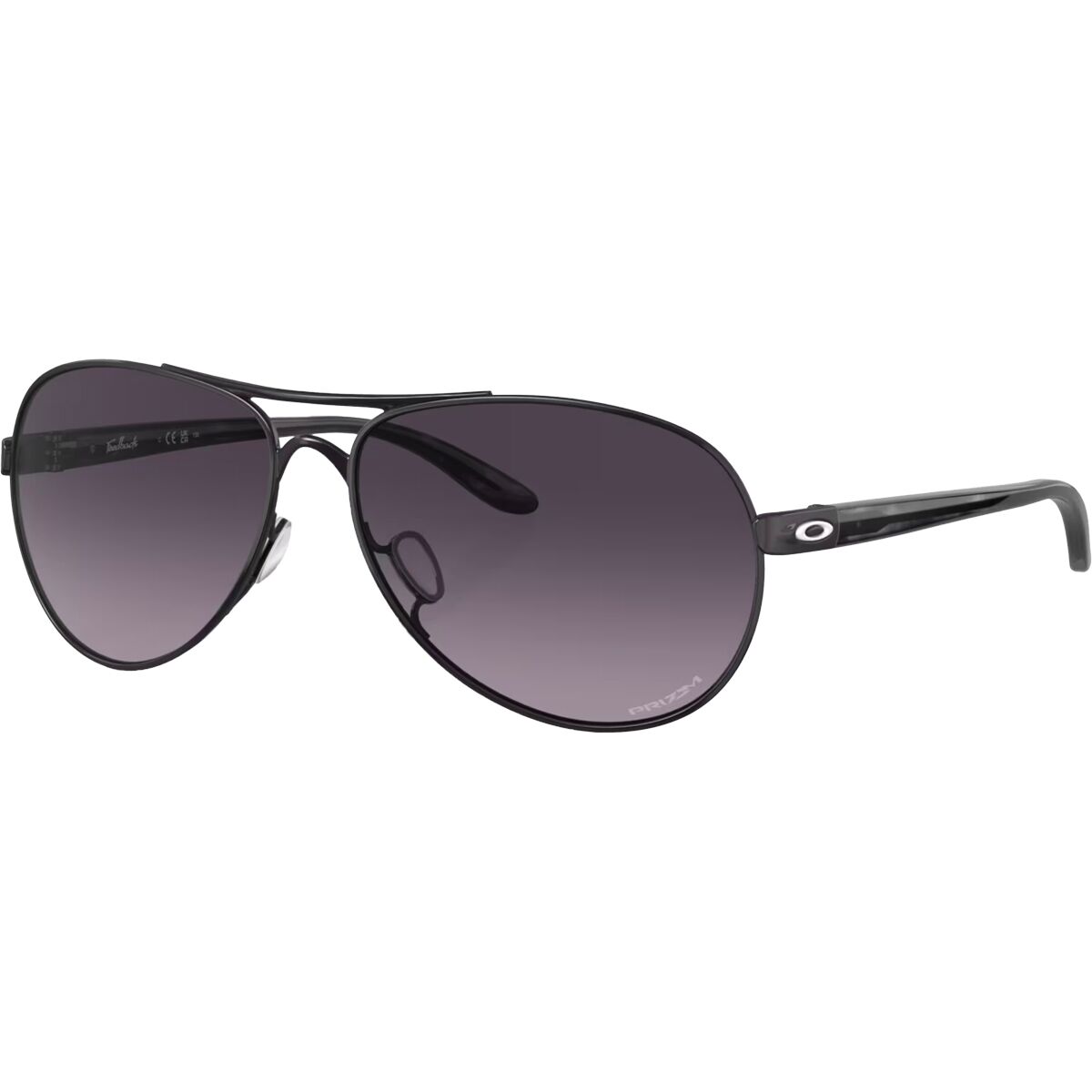 Oakley Oakley Feedback Prizm Sunglasses - Women's Stn Black w/Prizm Gray Grdnt, One Size