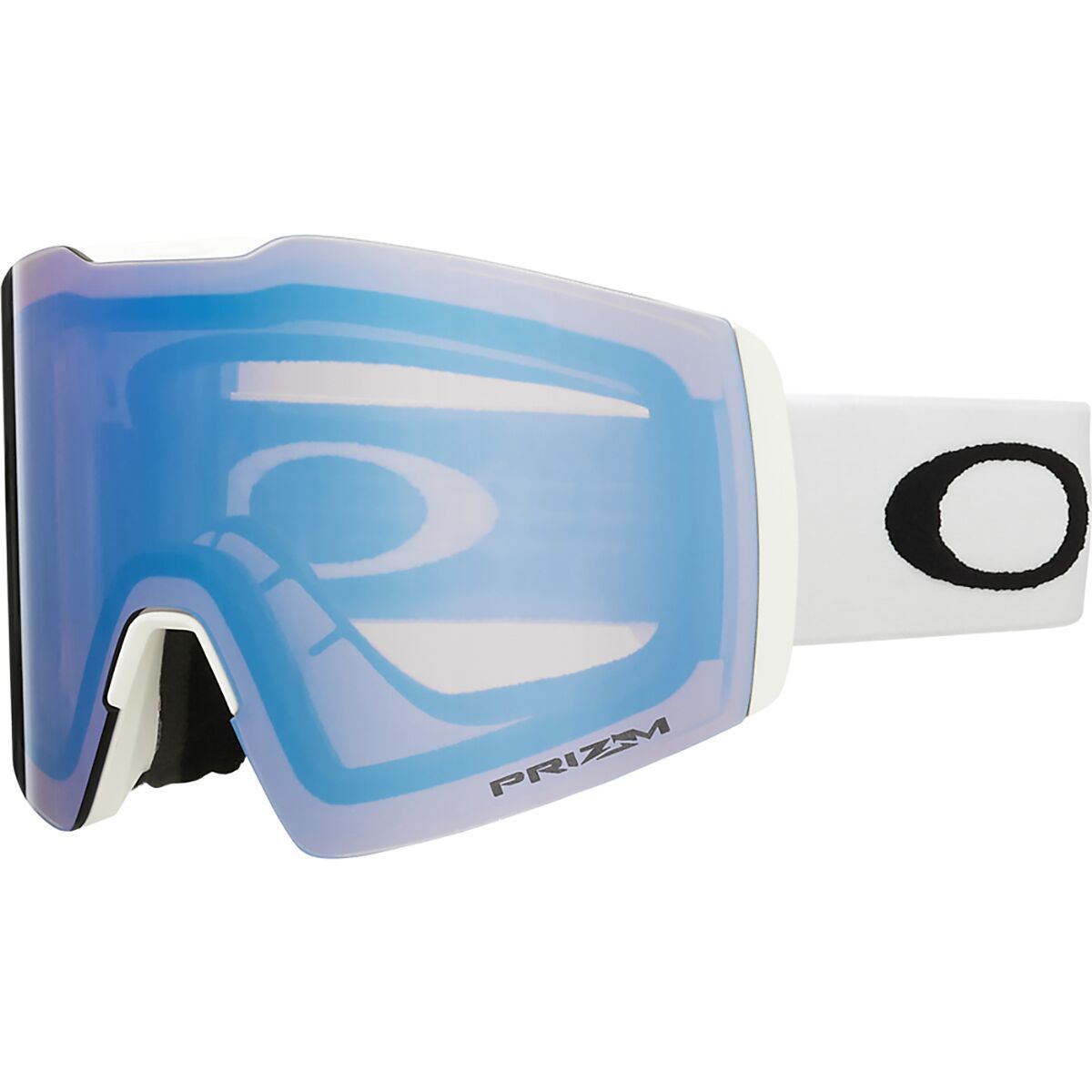 Image of Oakley Fall Line XM Prizm Goggles Matte White/Sapphire, One Size