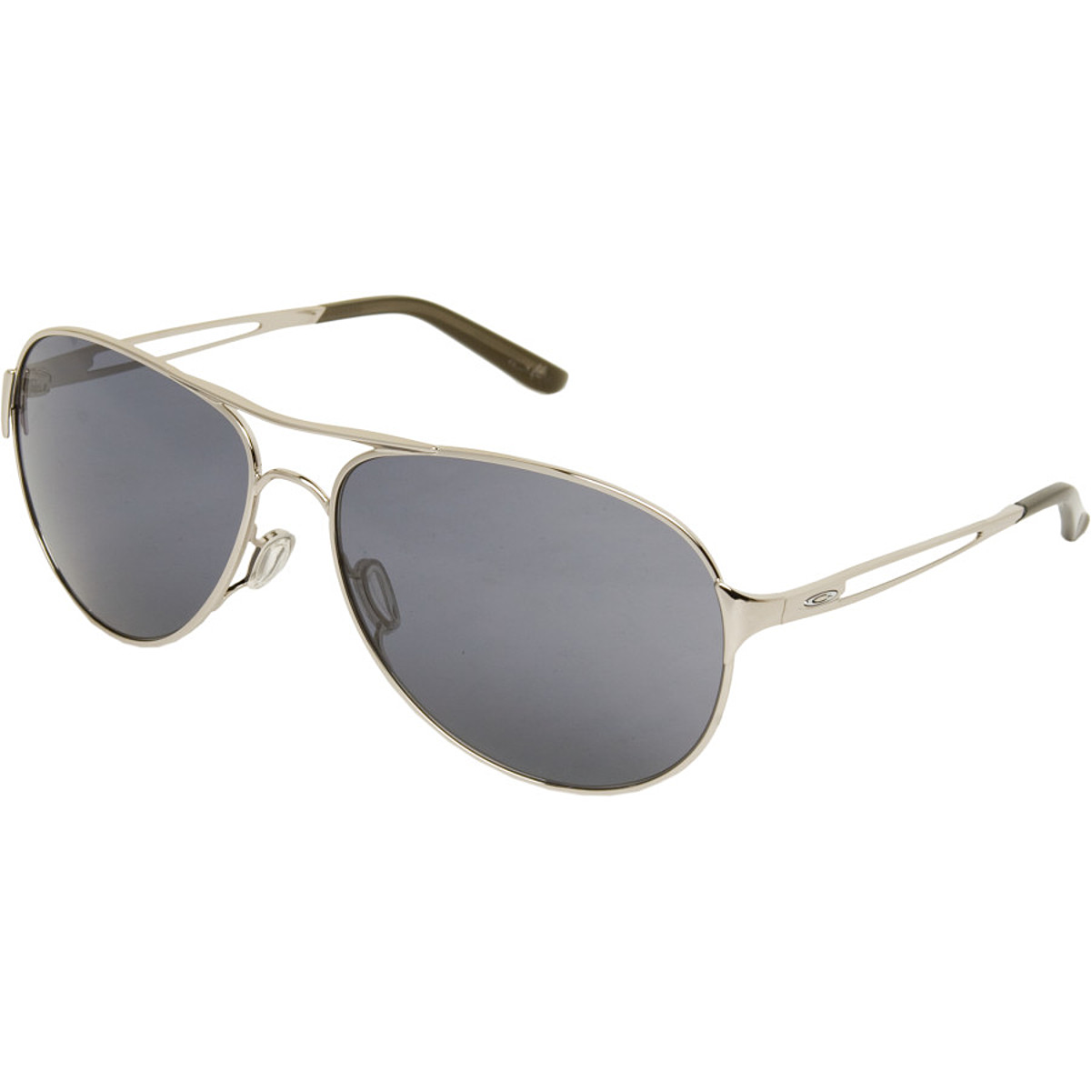 Oakley Oakley Caveat Sunglasses - Women's Polished Chrome/Grey, One Size