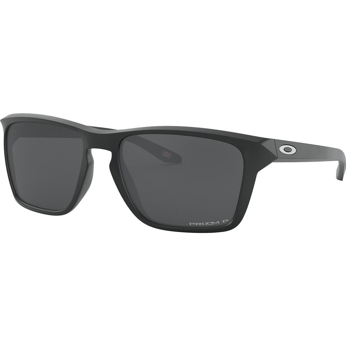 Image of Oakley Sylas Prizm Polarized Sunglasses Matte Black/Prizm Black Polarized, One Size