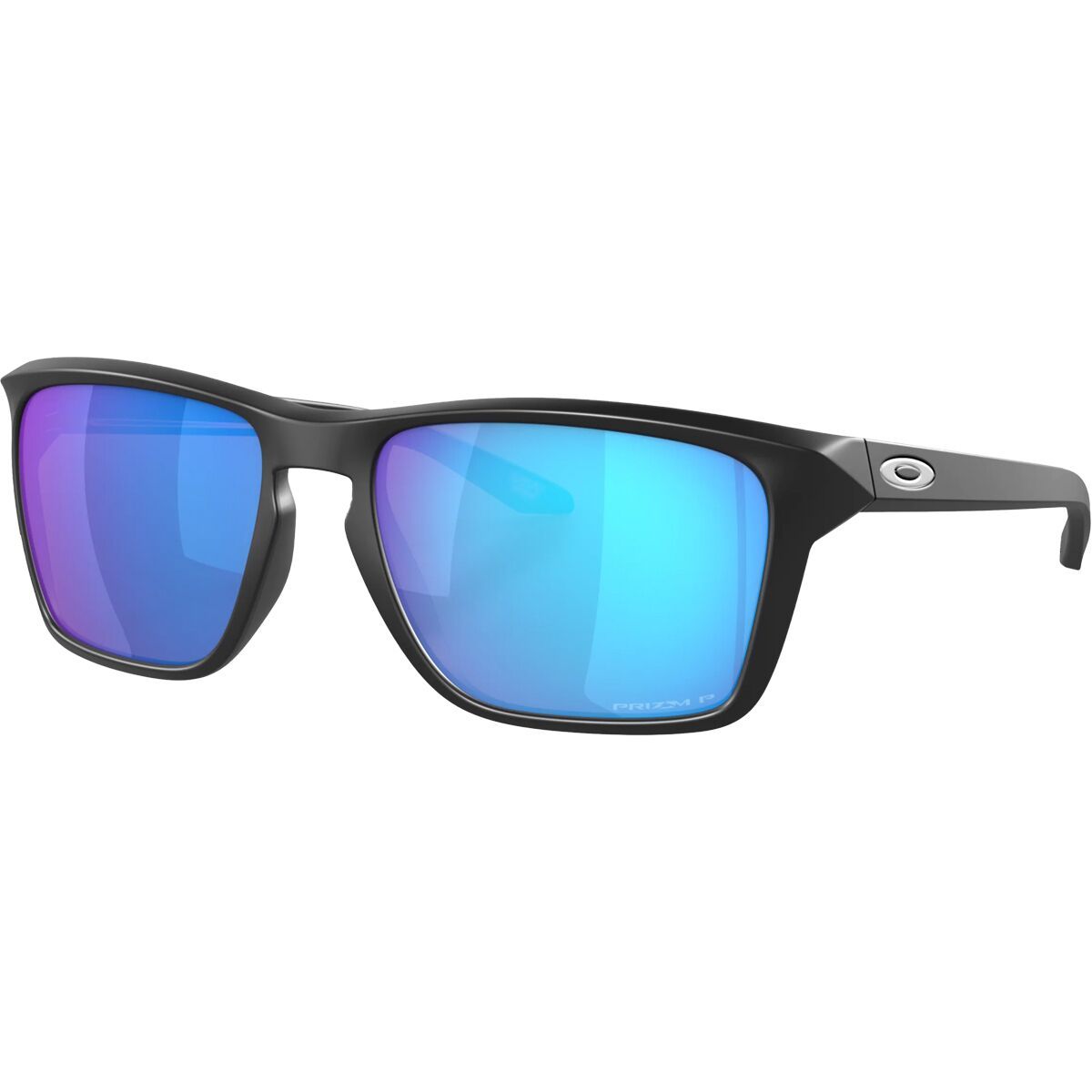 Image of Oakley Sylas Prizm Polarized Sunglasses Matte Black/PRIZM Sapphire Pol, One Size