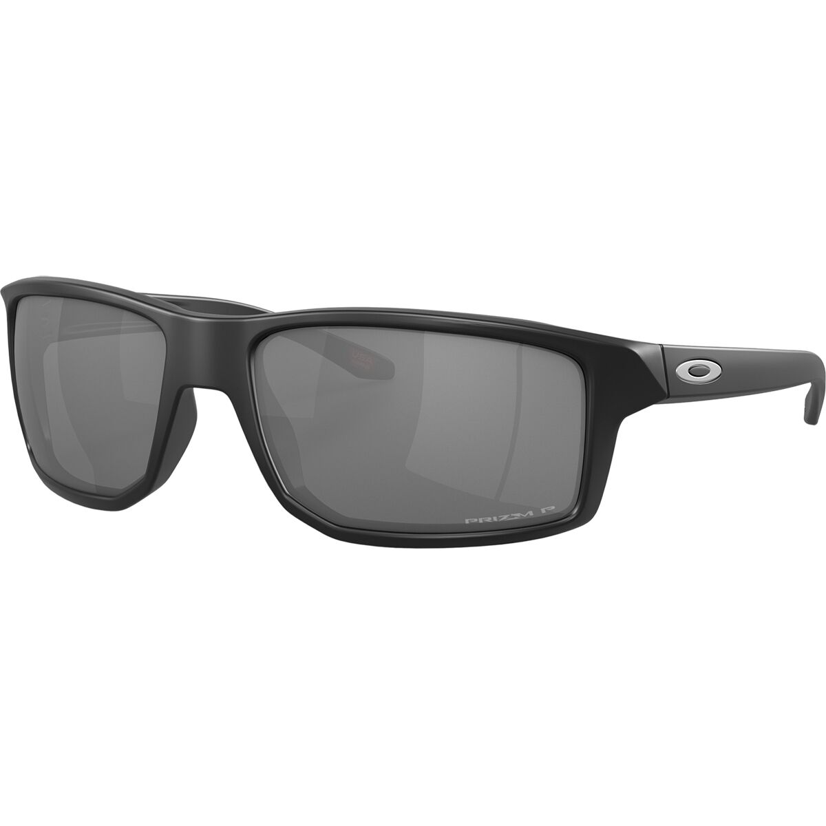 Image of Oakley Gibston Prizm Polarized Sunglasses Matte Black/Prizm Black Polarized, One Size