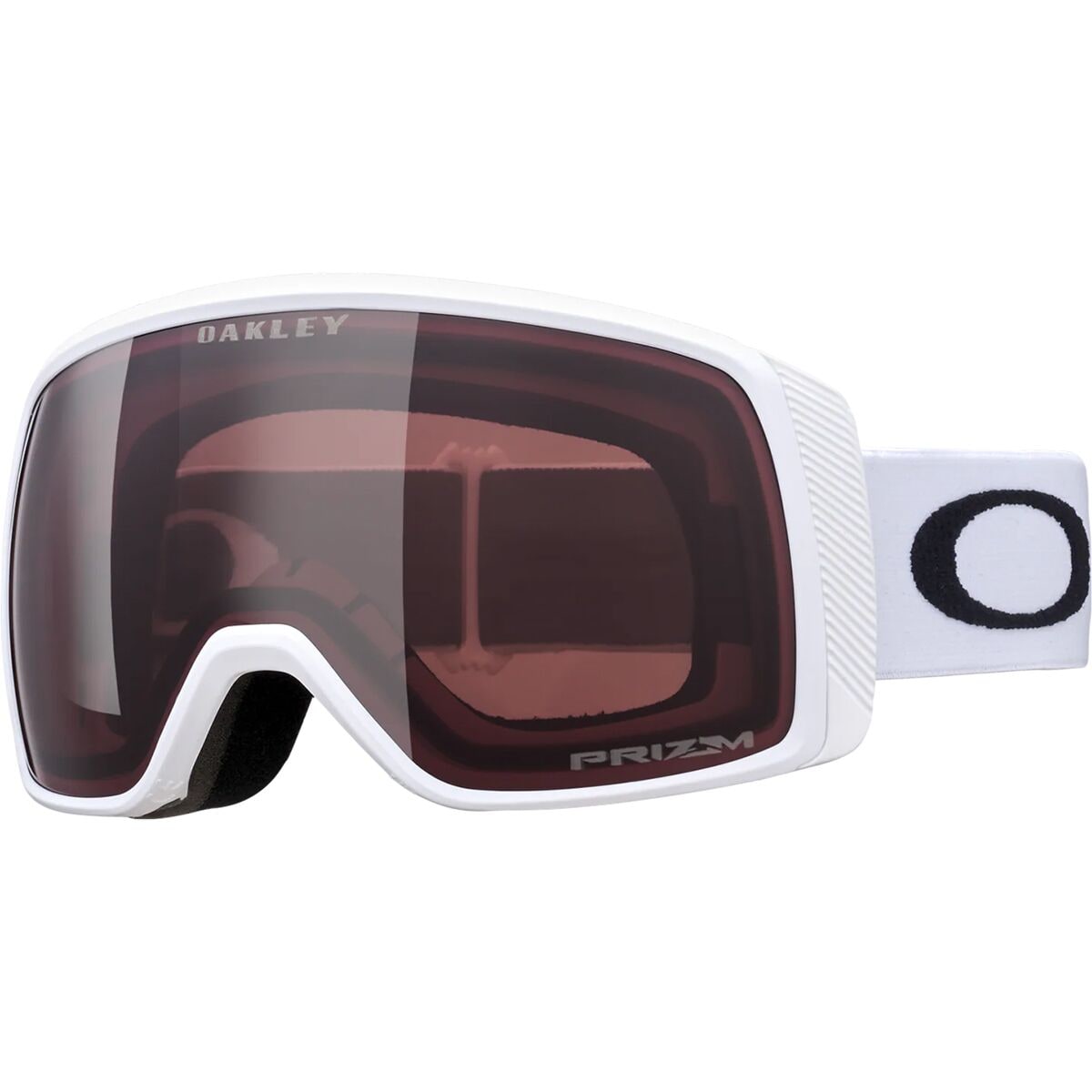 Image of Oakley Flight Tracker S Goggles - Kids' Mate White/Prizm Garnet, One Size