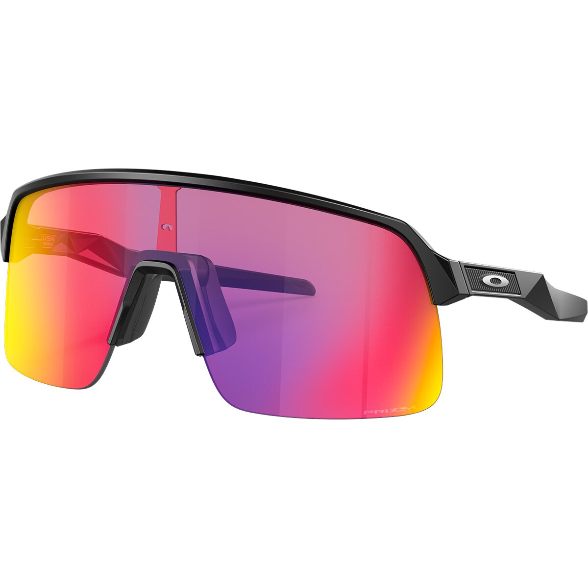 Image of Oakley Sutro Lite Prizm Sunglasses Matte Black/Prizm Road3, One Size