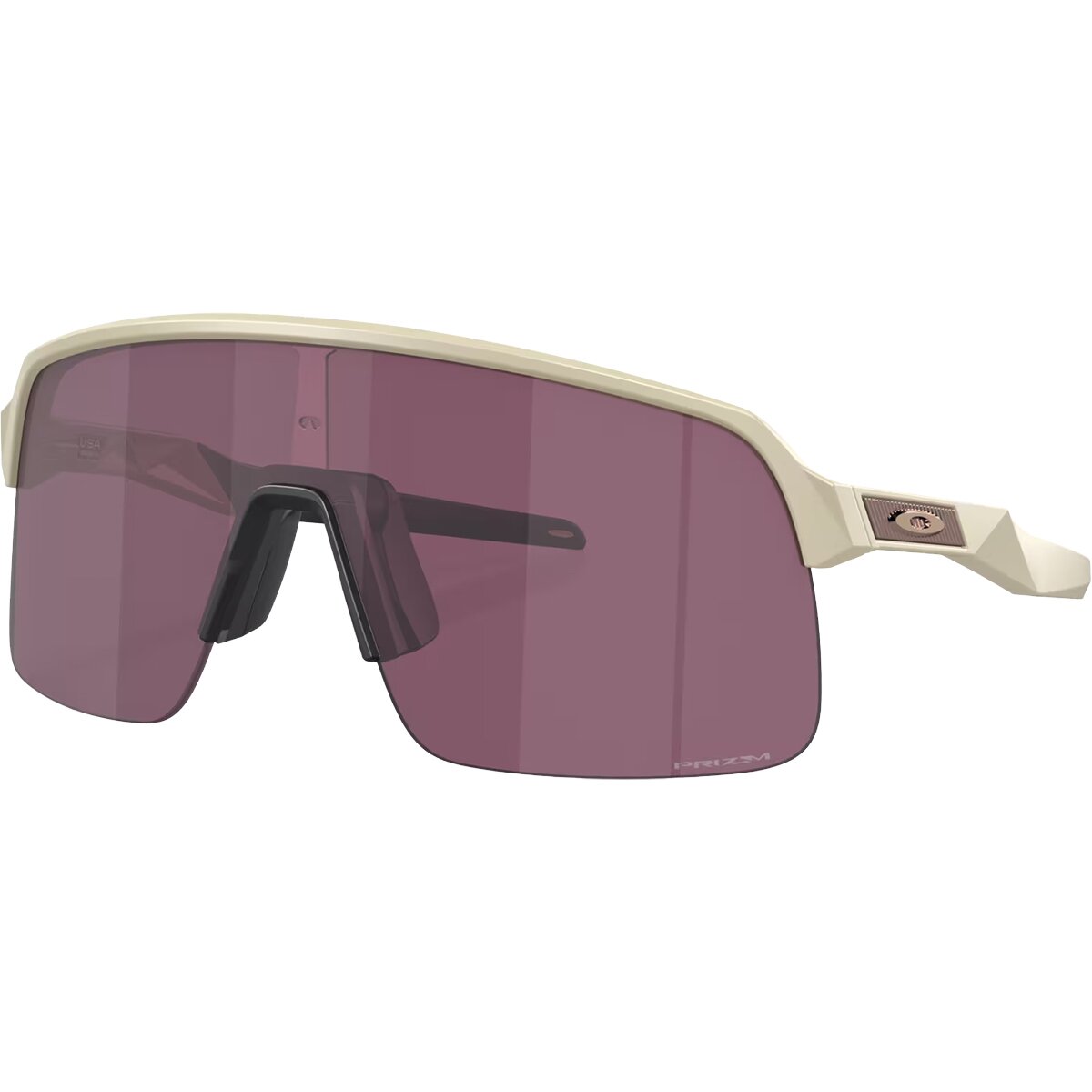 Image of Oakley Sutro Lite Prizm Sunglasses Matte Sand/Prizm Road Black, One Size