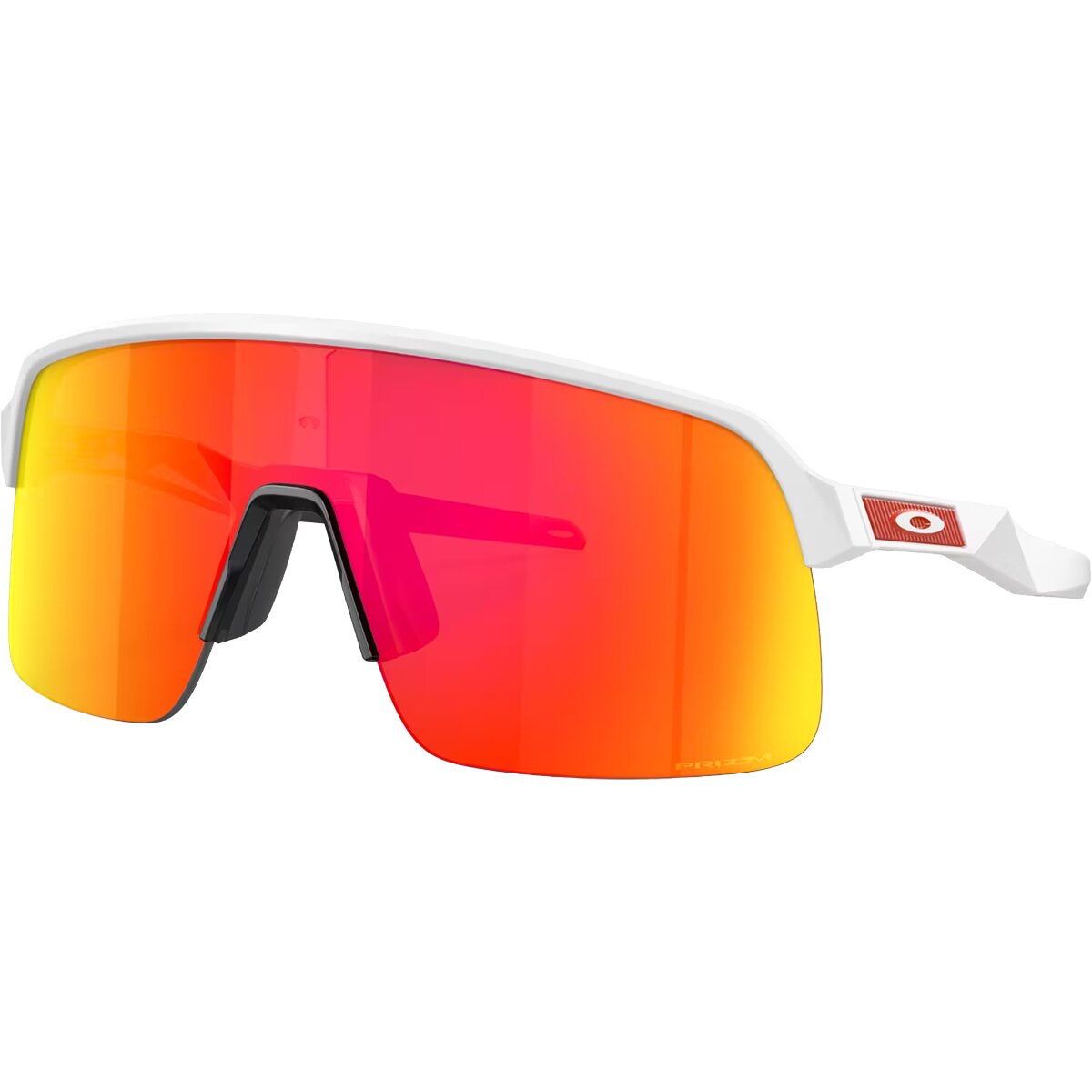 Image of Oakley Sutro Lite Prizm Sunglasses Matte White/Prizm Ruby, One Size
