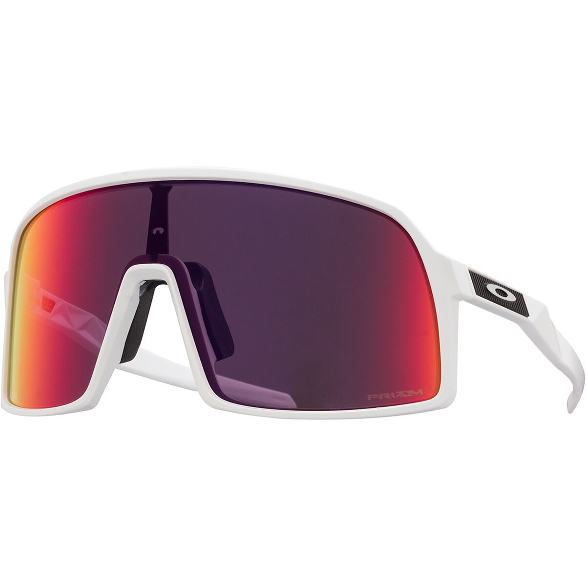 Image of Oakley Sutro S Prizm Sunglasses Matte White/PRIZM Road, One Size