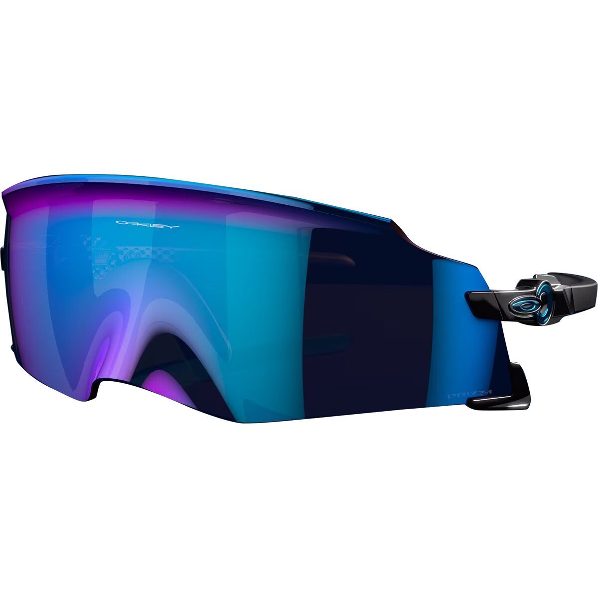 Image of Oakley Kato Sunglasses Pol Black/Prizm Sapphire, One Size