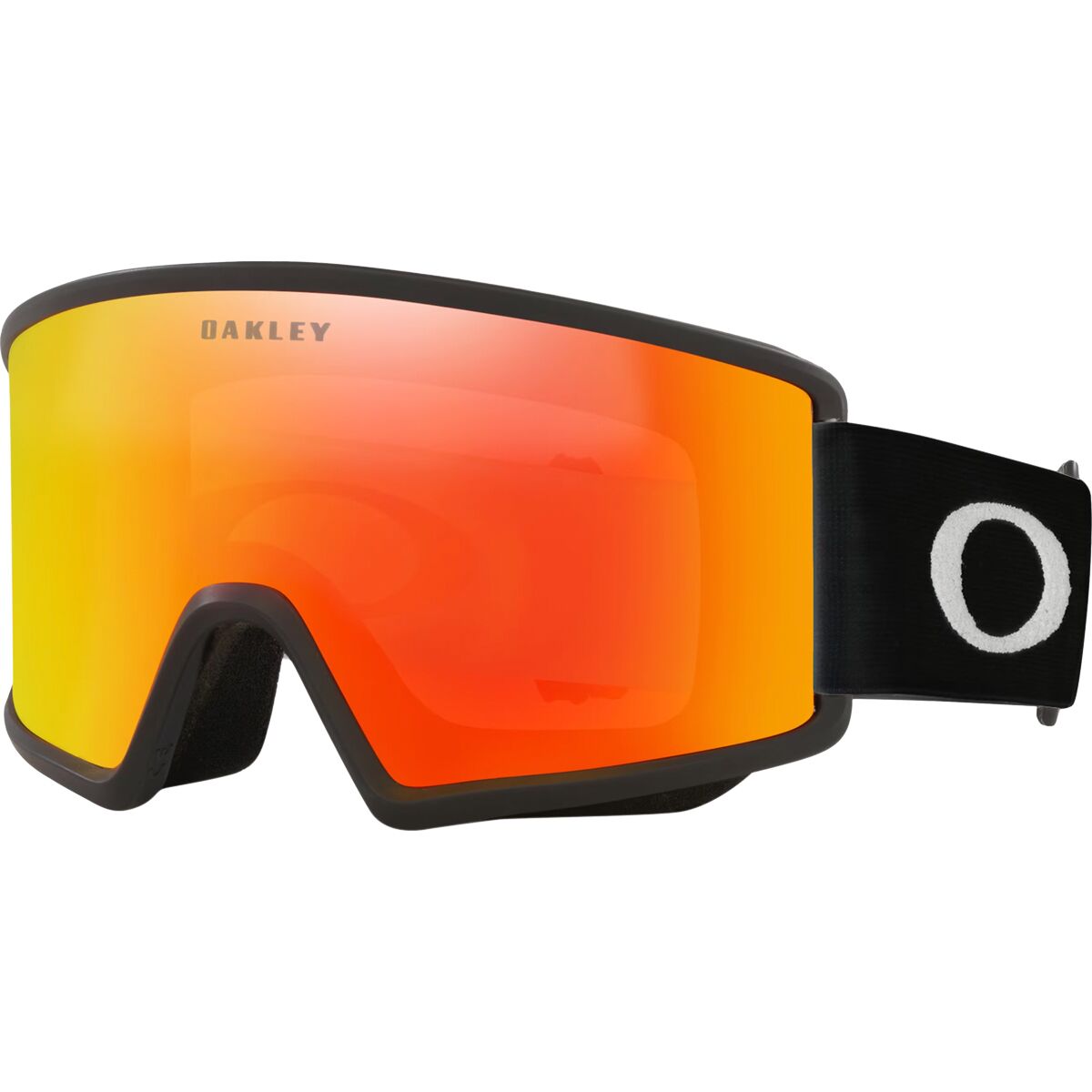 Image of Oakley Target Line M Goggles Black/Fire Iridium/Persimmon, One Size