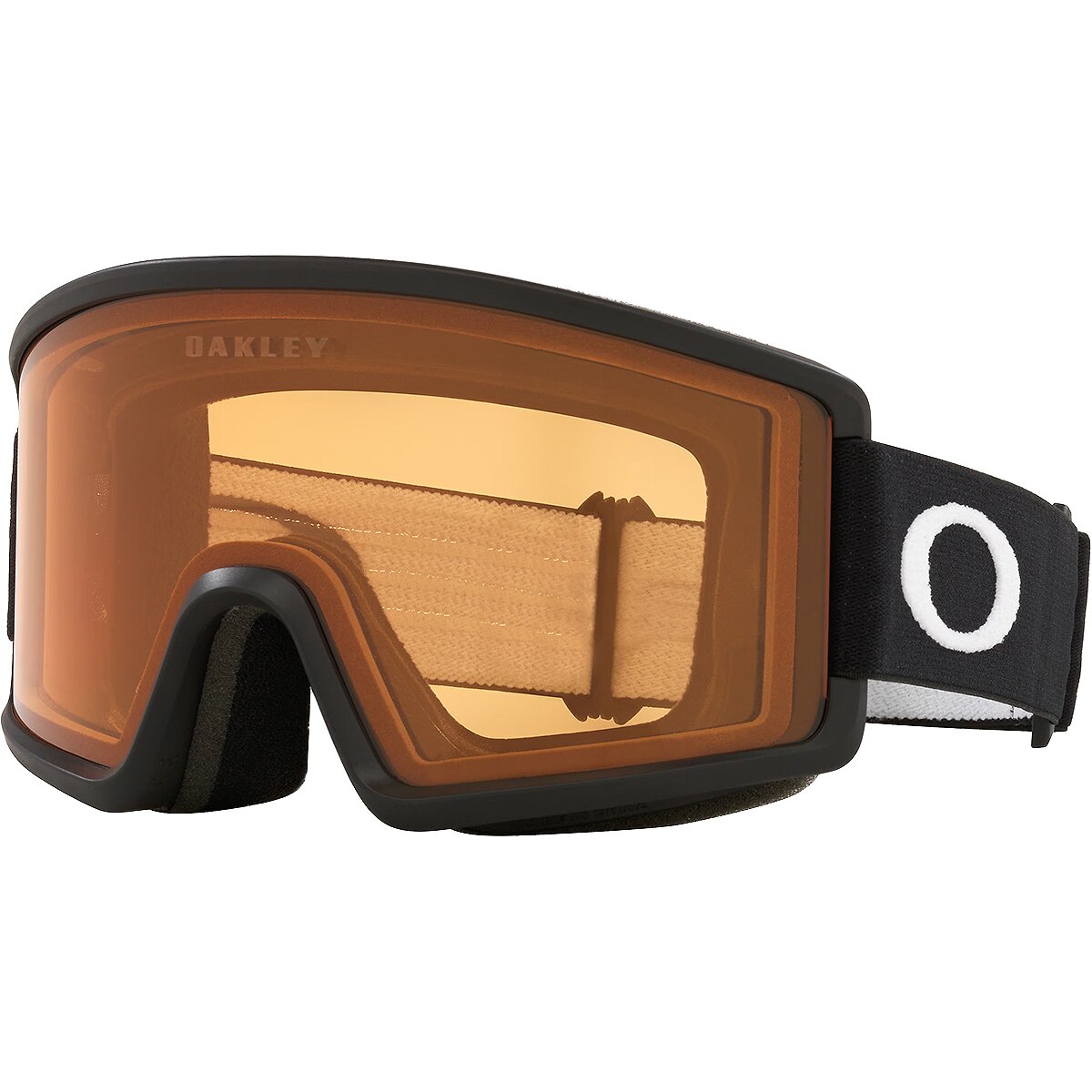 Image of Oakley Target Line M Goggles Matte Black/Persimmon, One Size