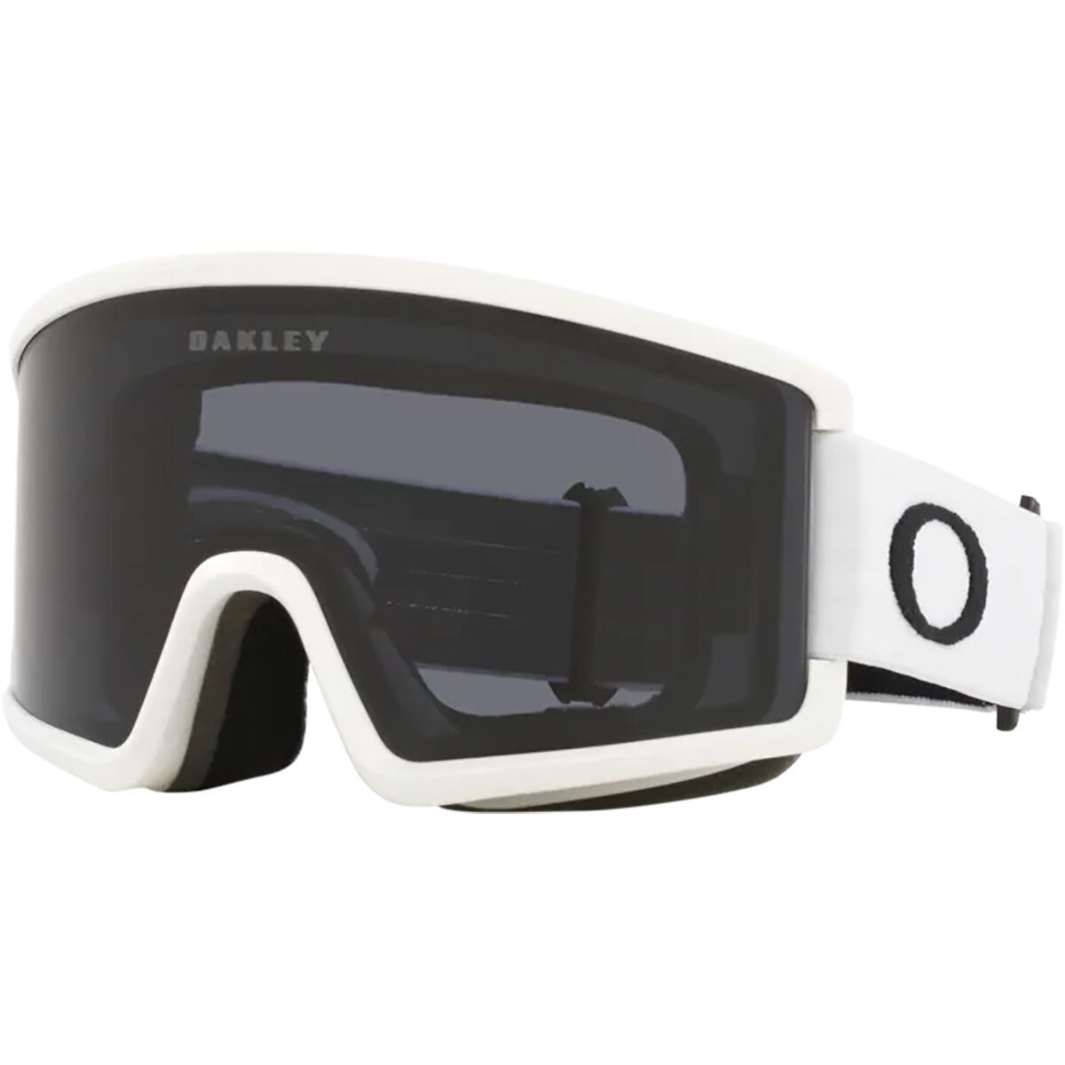 Image of Oakley Target Line M Goggles Matte White/Dark Grey, One Size