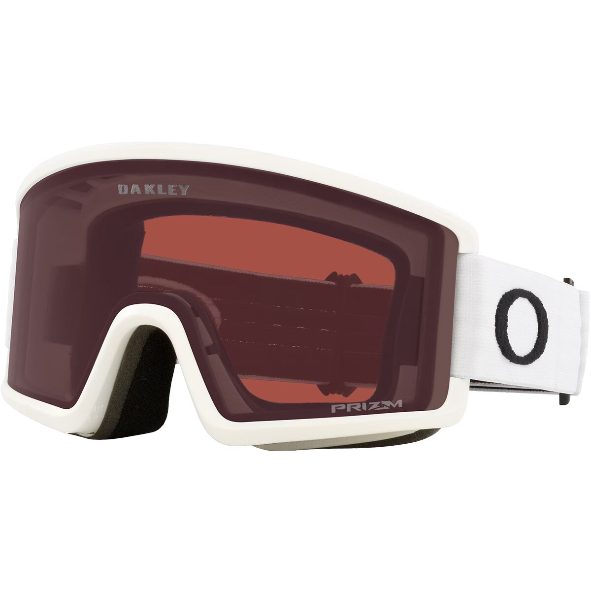 Image of Oakley Target Line M Goggles Matte White/Prizm Dark Grey, M