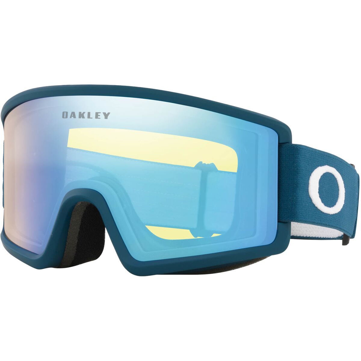 Image of Oakley Target Line M Goggles Posideon/Hi Yellow, One Size