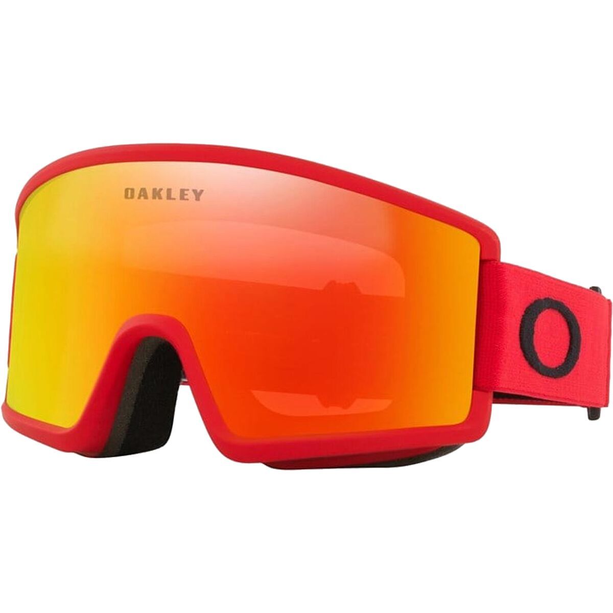 Image of Oakley Target Line M Goggles Redline/Fire Iridium, One Size