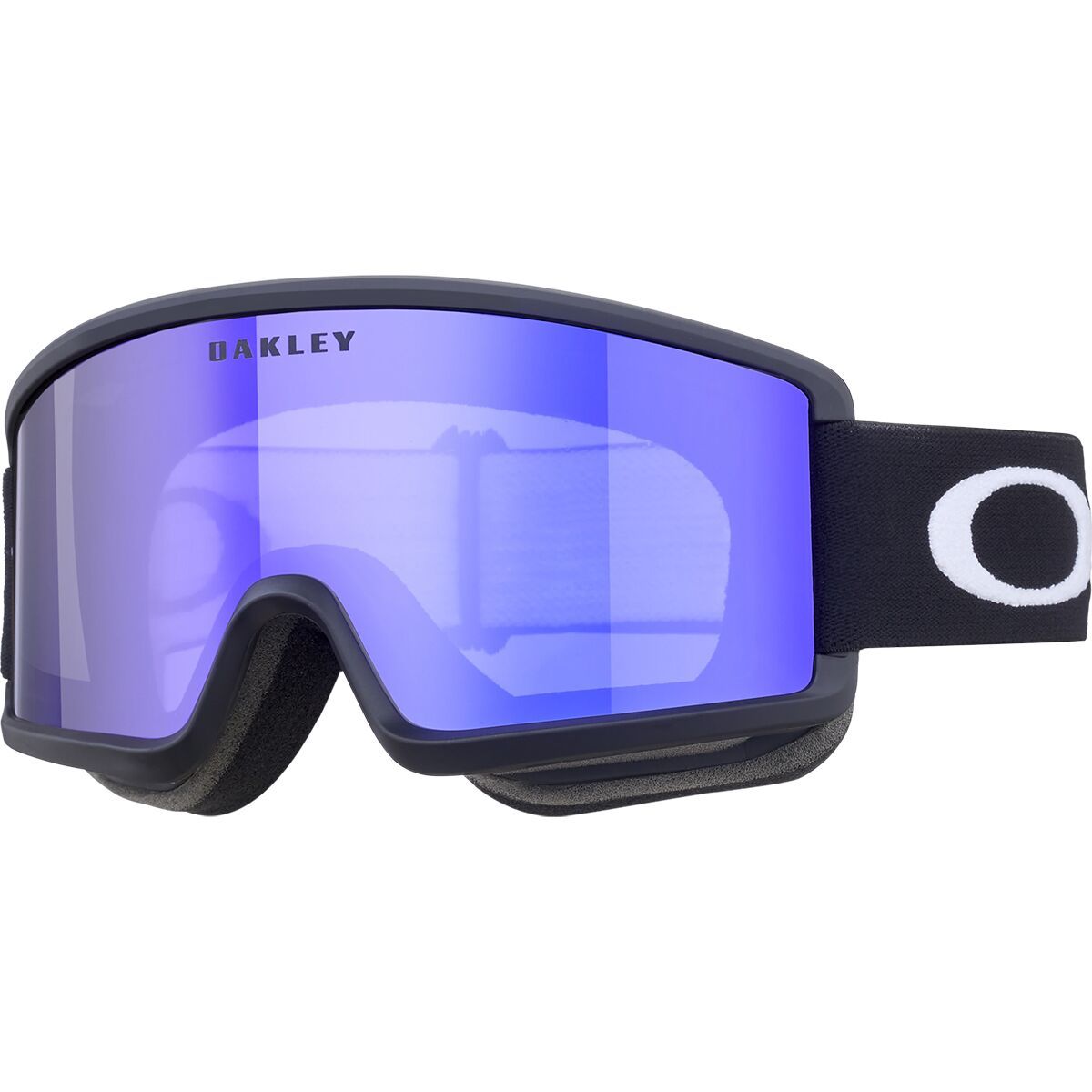 Image of Oakley Target Line S Goggles - Kids' Matte Black/Violet Iridium, One Size