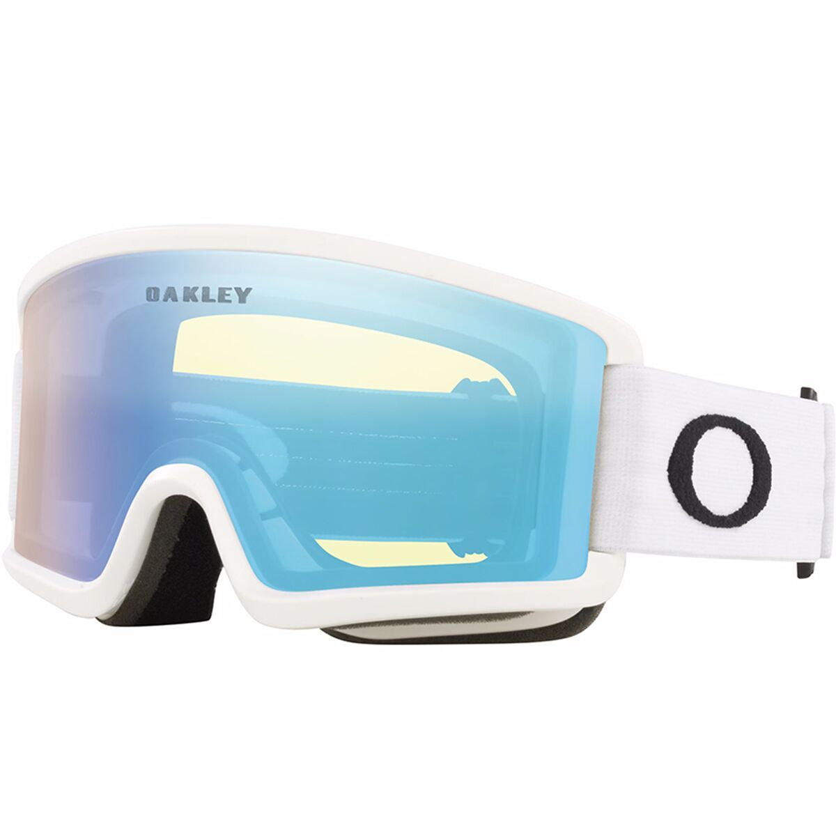 Image of Oakley Target Line S Goggles - Kids' Matte White/Hi Yellow, One Size