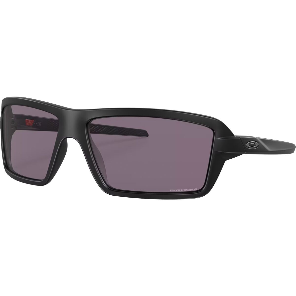 Image of Oakley Cables Prizm Sunglasses Cables Matte Black/PRIZM Grey, One Size