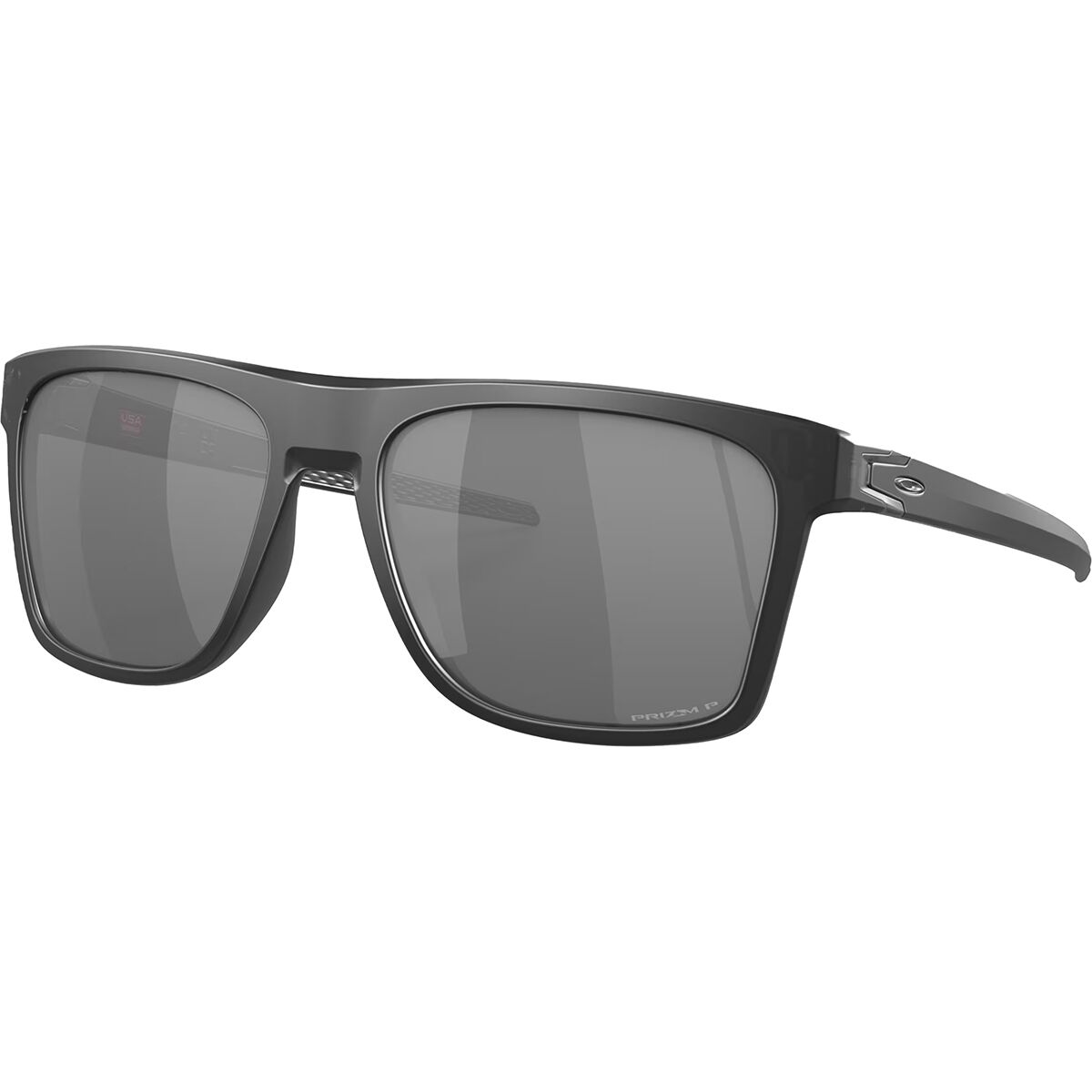 Image of Oakley Leffingwell Prizm Sunglasses Matte Black Ink/PRIZM Black Polarized, One Size