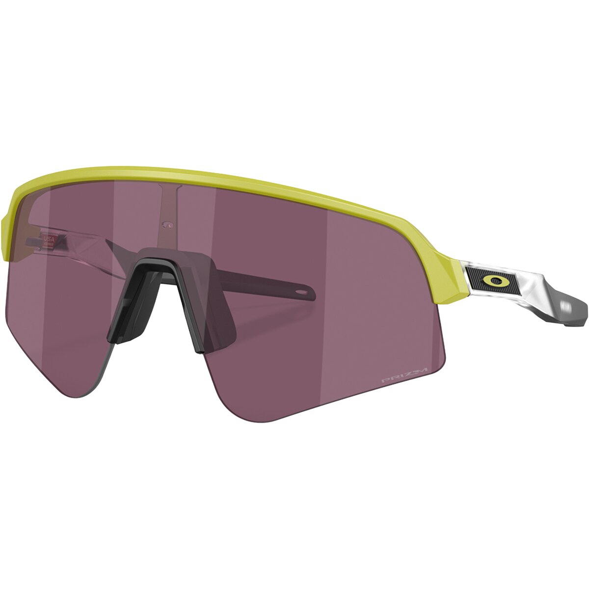 Image of Oakley Sutro Lite Sweep Prizm Sunglasses Matte Cactus/Prizm Road Black, One Size