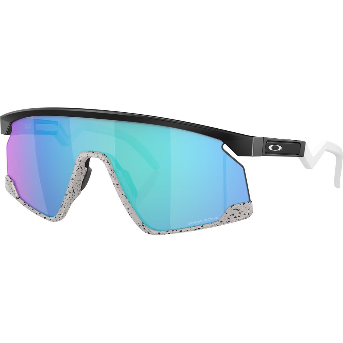 Image of Oakley Bxtr Prizm Sunglasses MatteBlack/Grey Sp w/Prizm Sapphire, One Size