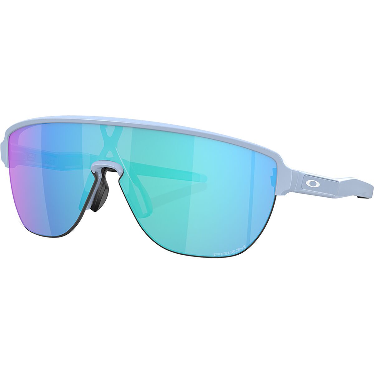 Image of Oakley Corridor Prizm Sunglasses Matte Stonewash w/Prizm Sapphire, One Size