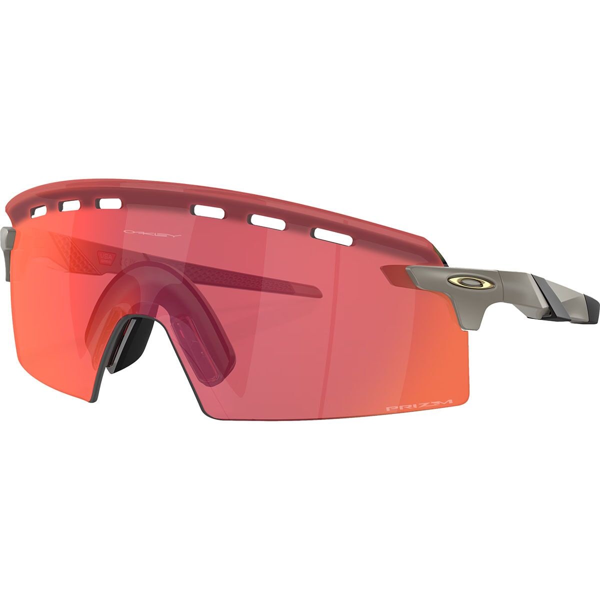 Image of Oakley Encoder Strike Vented Prizm Sunglasses Matte Onx w/Prizm Trl Trch, One Size