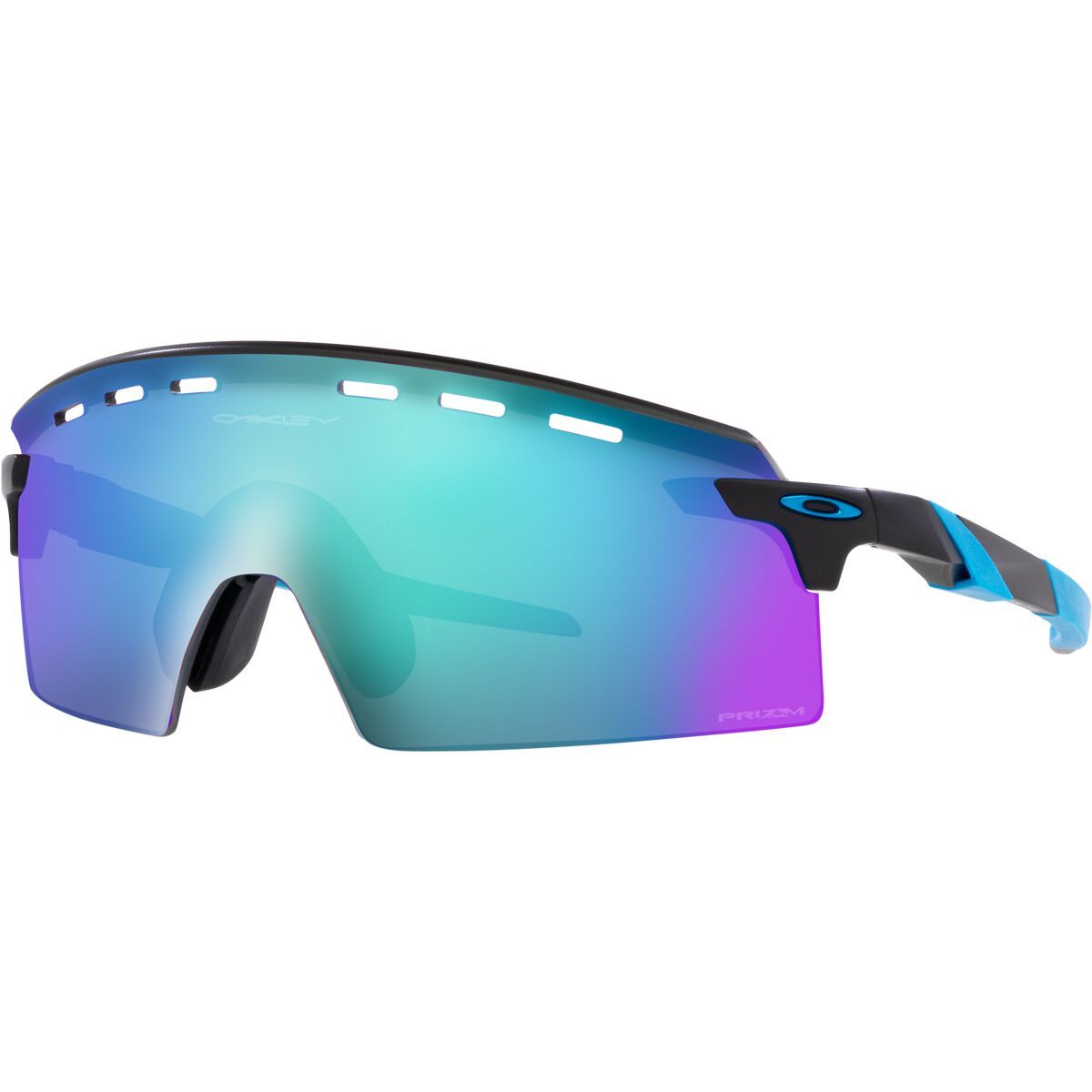 Image of Oakley Encoder Strike Vented Prizm Sunglasses MatteBlack w/Prizm Sapphire, One Size