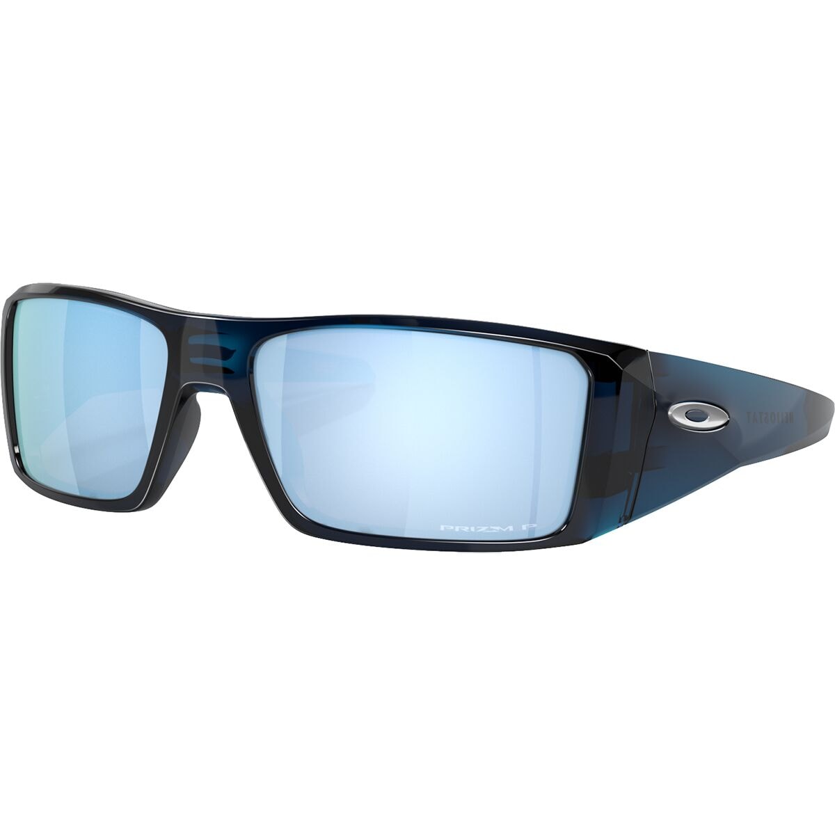 Image of Oakley Heliostat Prizm Polarized Sunglasses Trans Poseidon/Prizm Deep Water Polar, One Size