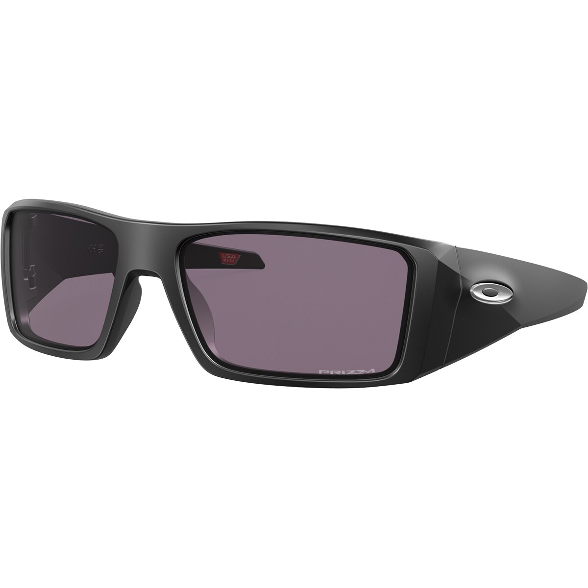 Image of Oakley Heliostat Prizm Sunglasses Heliostat Matte Black w/Prizm Grey, One Size