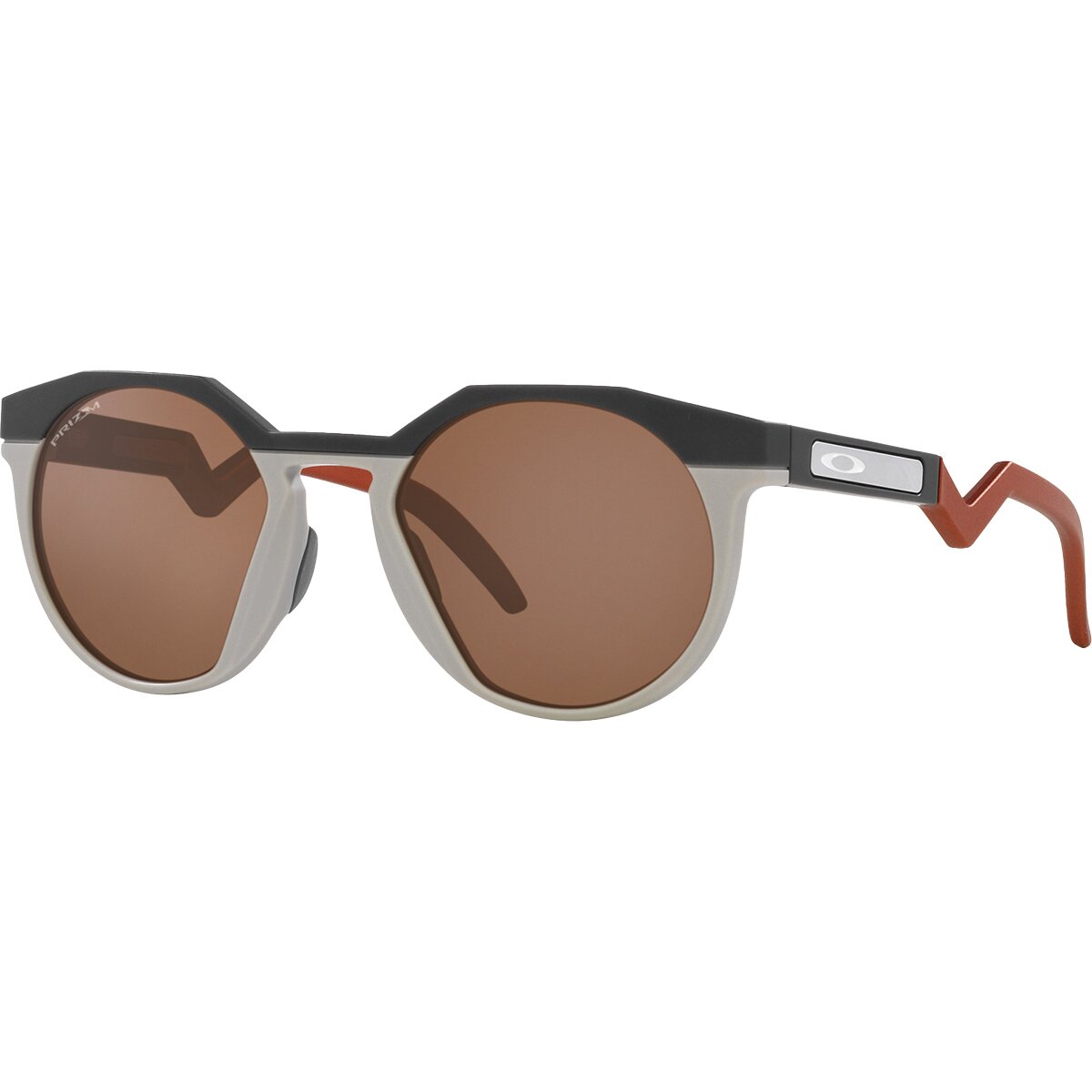 Image of Oakley HSTN Prizm Sunglasses MatteCrbn/CoolGray w/Prizm Tungsten, One Size