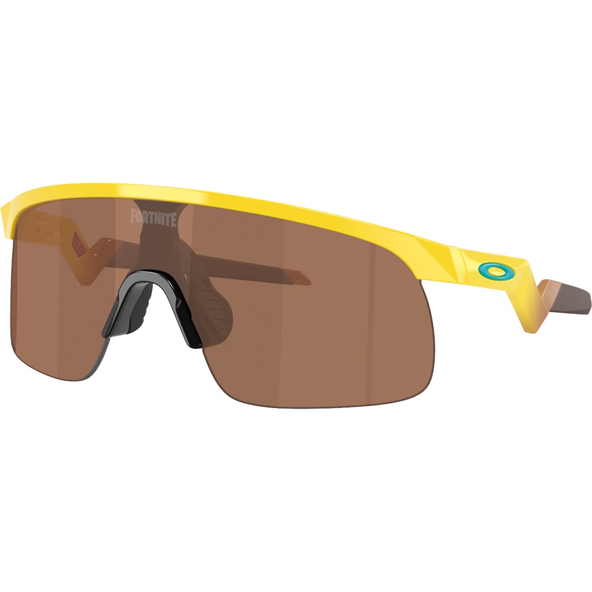 Image of Oakley Resistor Prizm Sunglasses - Kids' Fortnite Peely/Prizm Tungsten, One Size