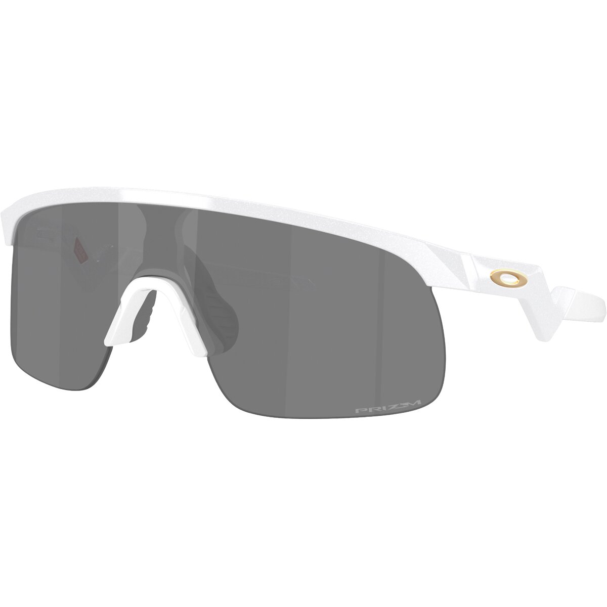Image of Oakley Resistor Prizm Sunglasses - Kids' Pearl White/Prizm Black, One Size